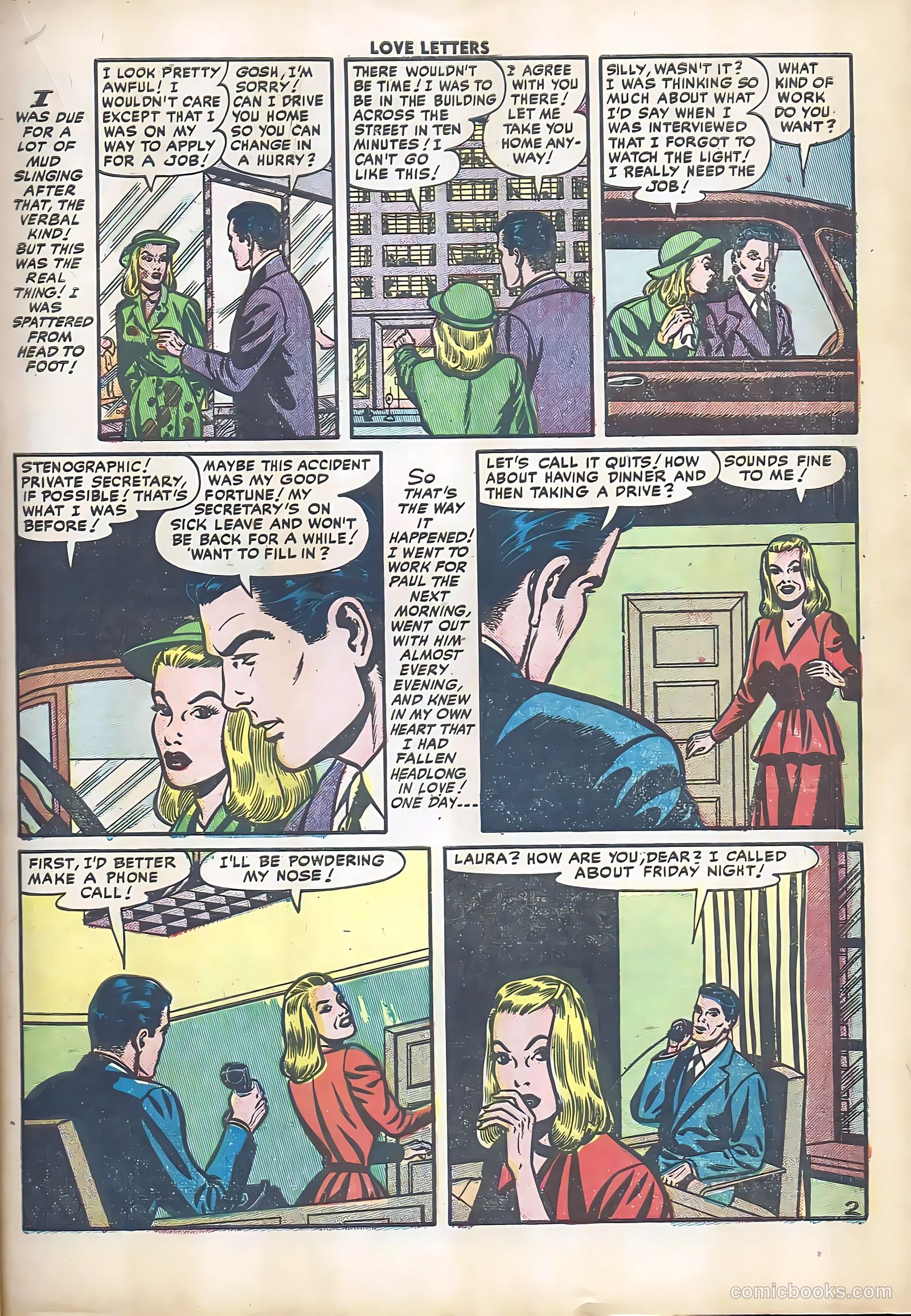Love Letters #20 (1952) — page 19 of 36