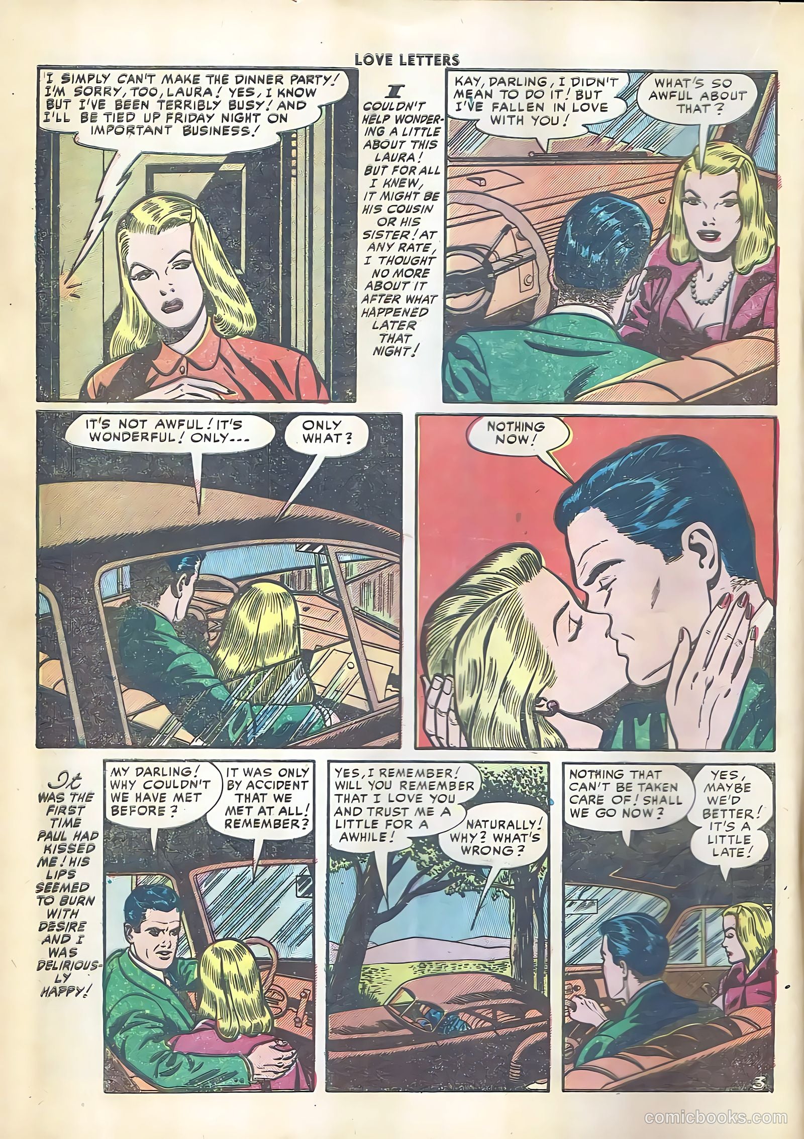 Love Letters #20 (1952) — page 20 of 36