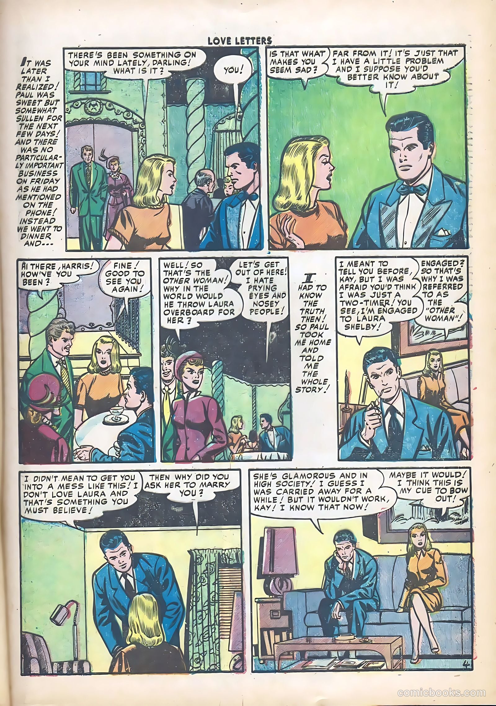 Love Letters #20 (1952) — page 21 of 36
