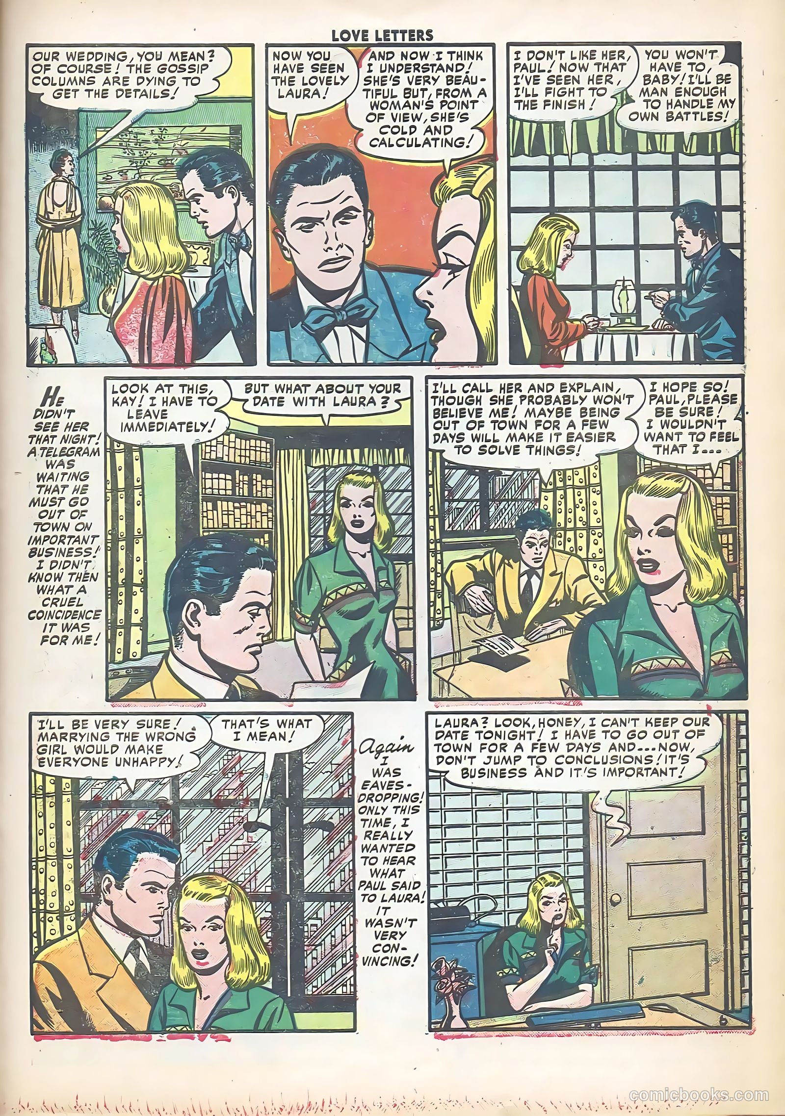 Love Letters #20 (1952) — page 23 of 36