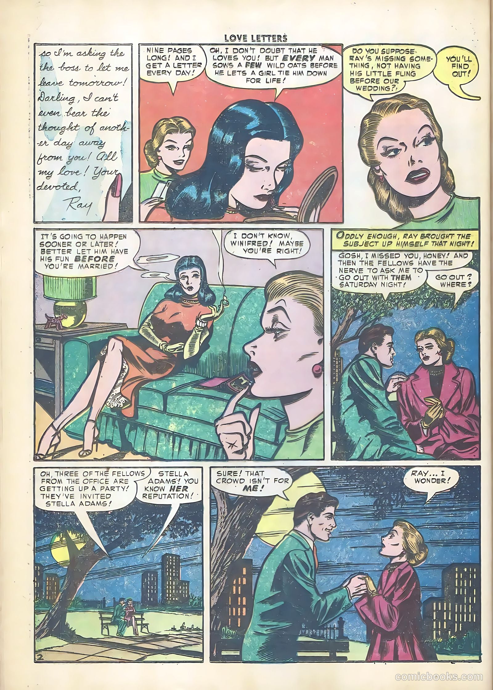 Love Letters #20 (1952) — page 28 of 36