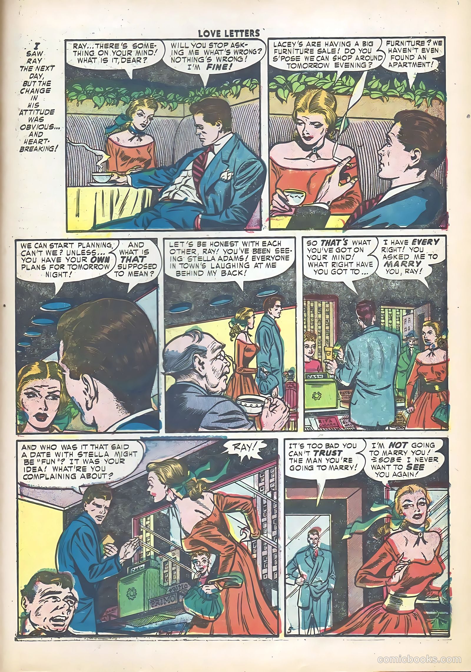 Love Letters #20 (1952) — page 31 of 36