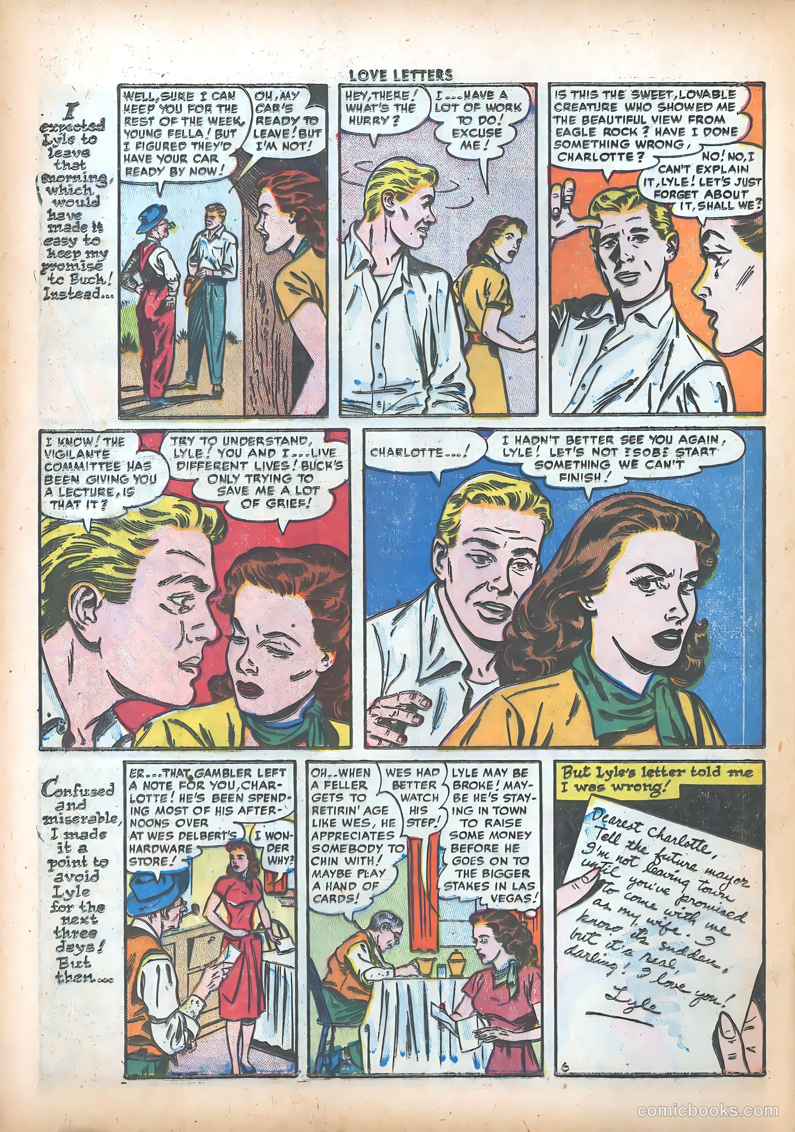 Love Letters #21 (1952) — page 8 of 36