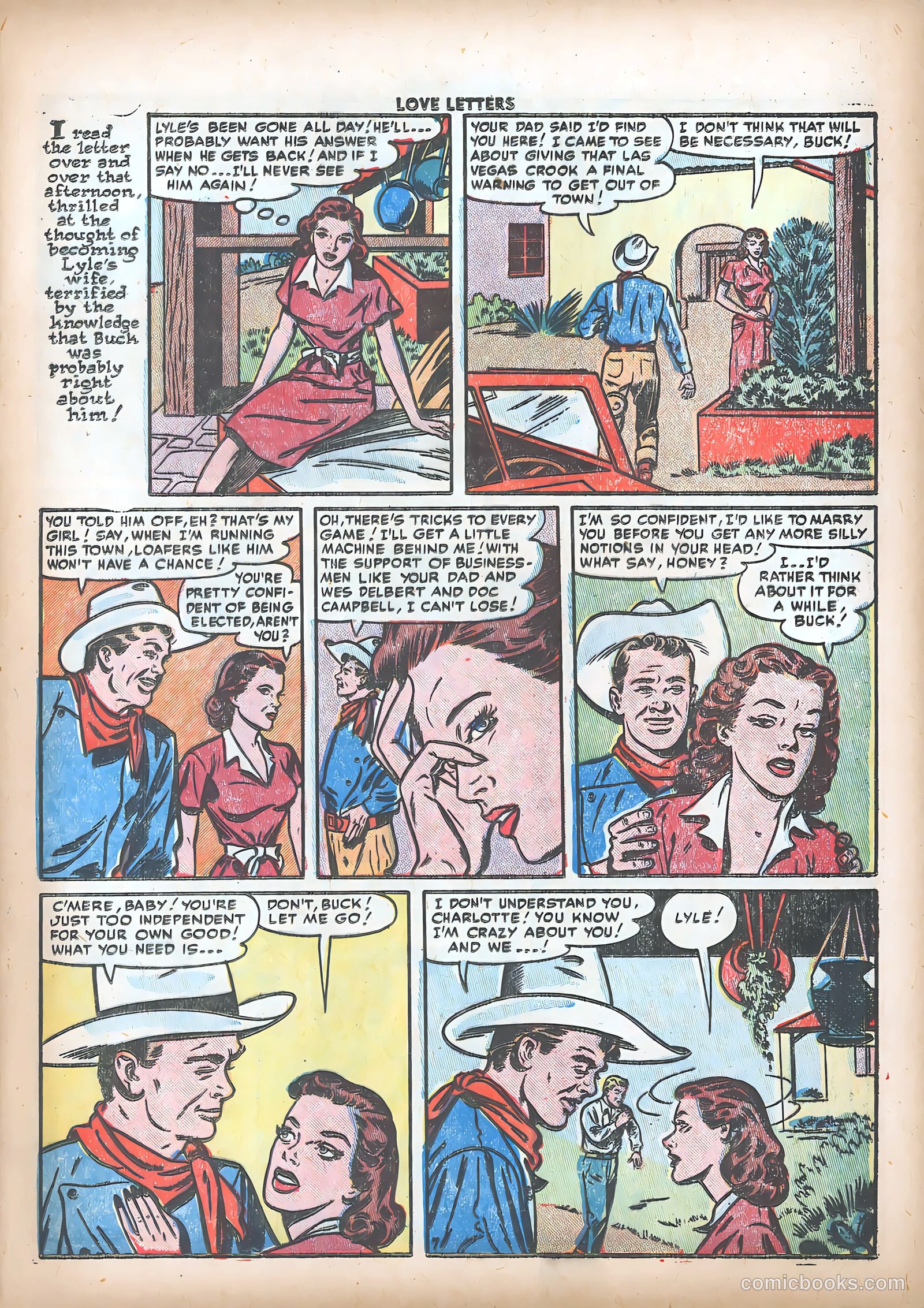 Love Letters #21 (1952) — page 9 of 36