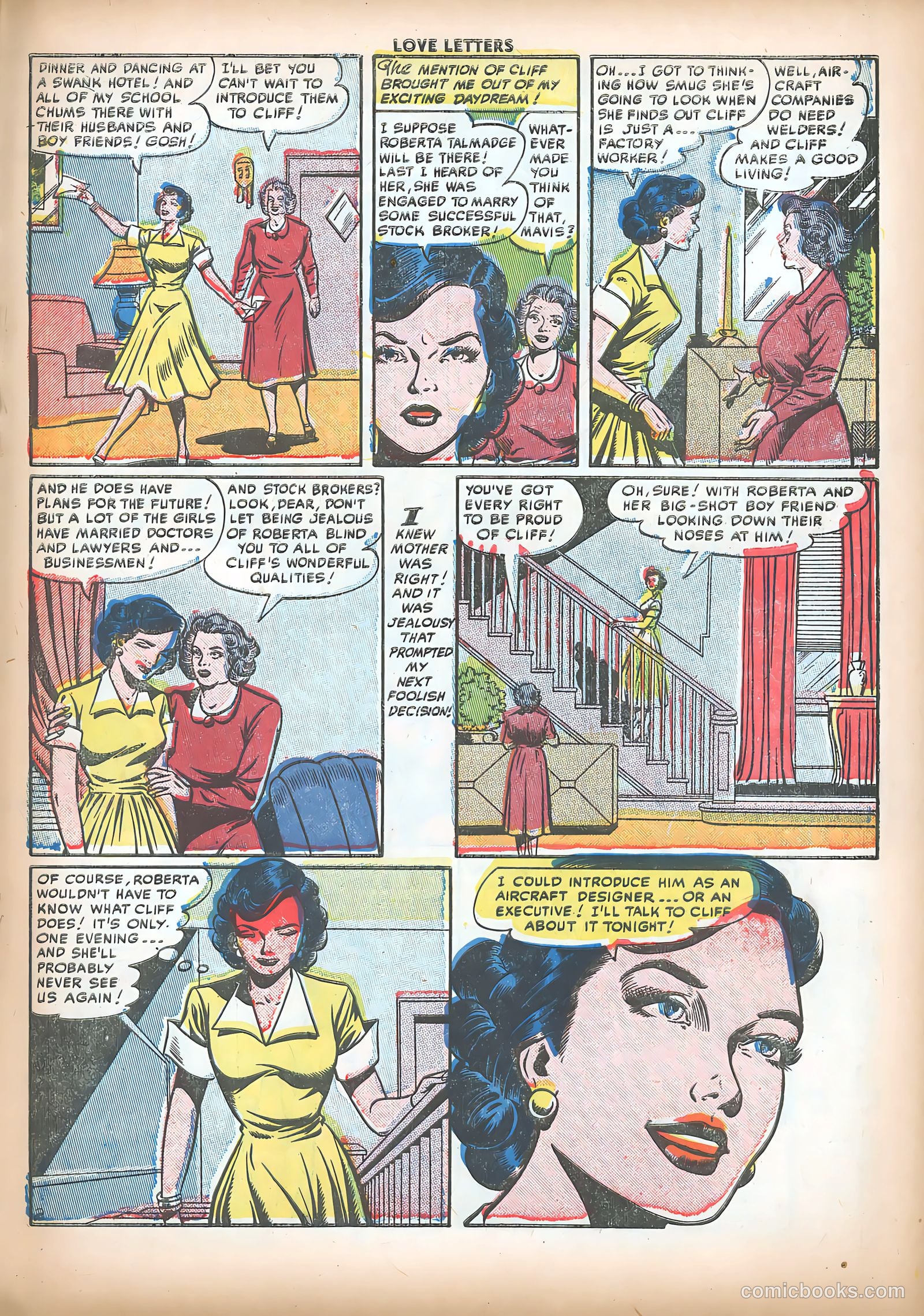 Love Letters #21 (1952) — page 19 of 36