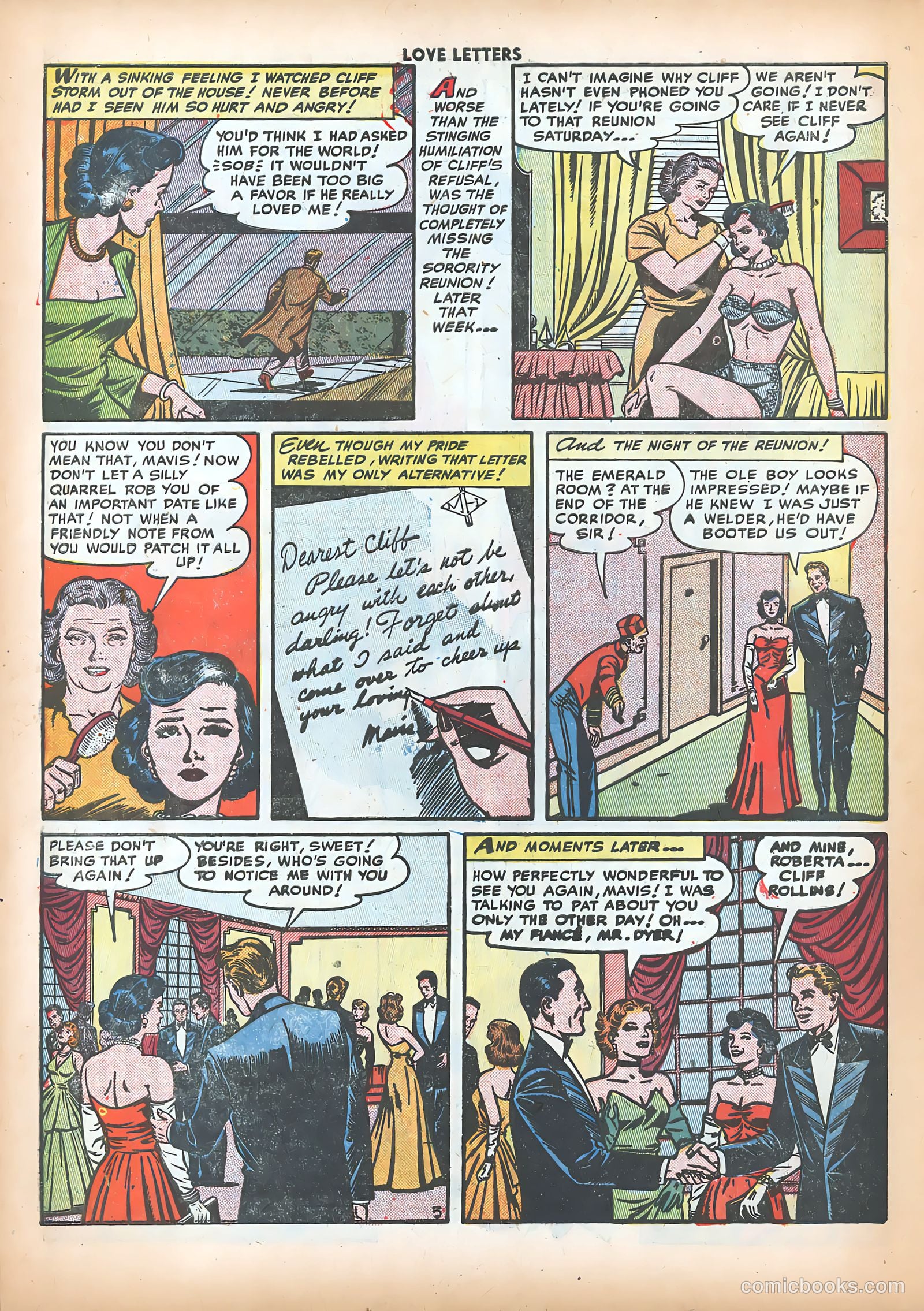 Love Letters #21 (1952) — page 22 of 36