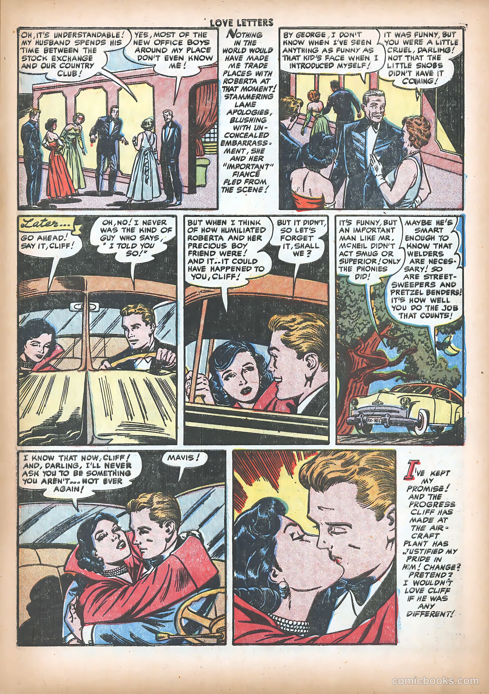 Love Letters #21 (1952) — page 25 of 36