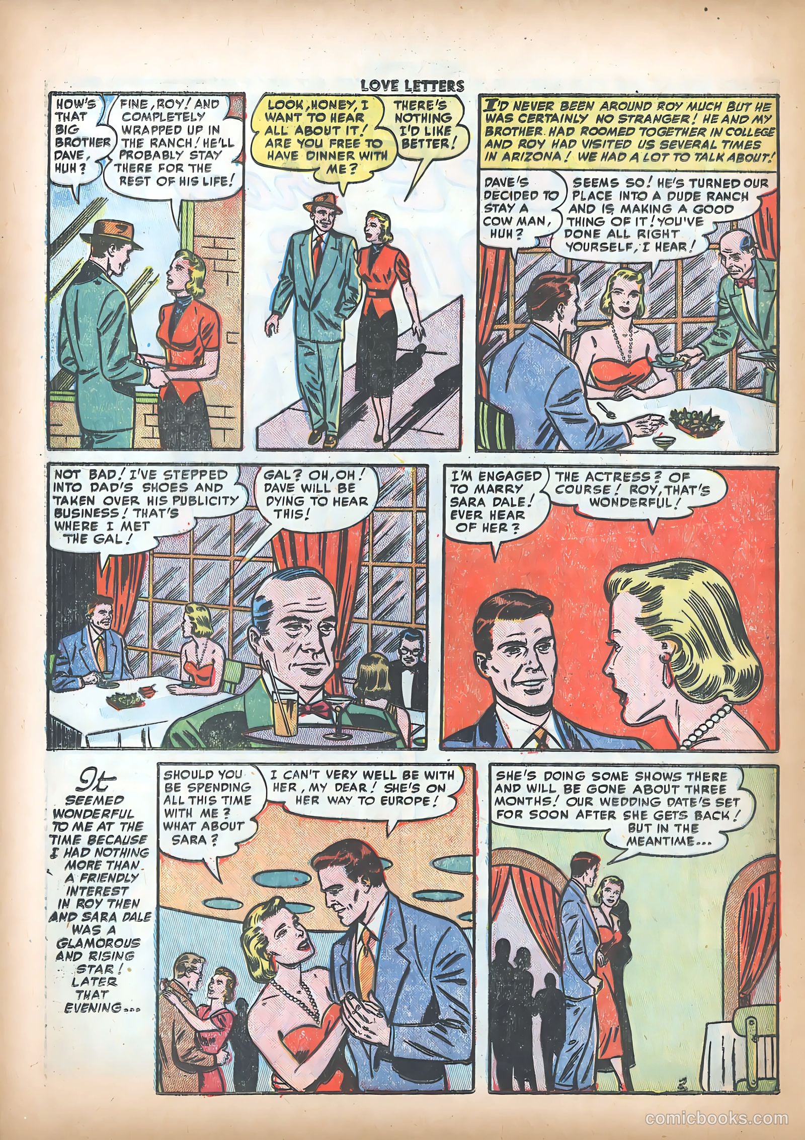 Love Letters #21 (1952) — page 28 of 36