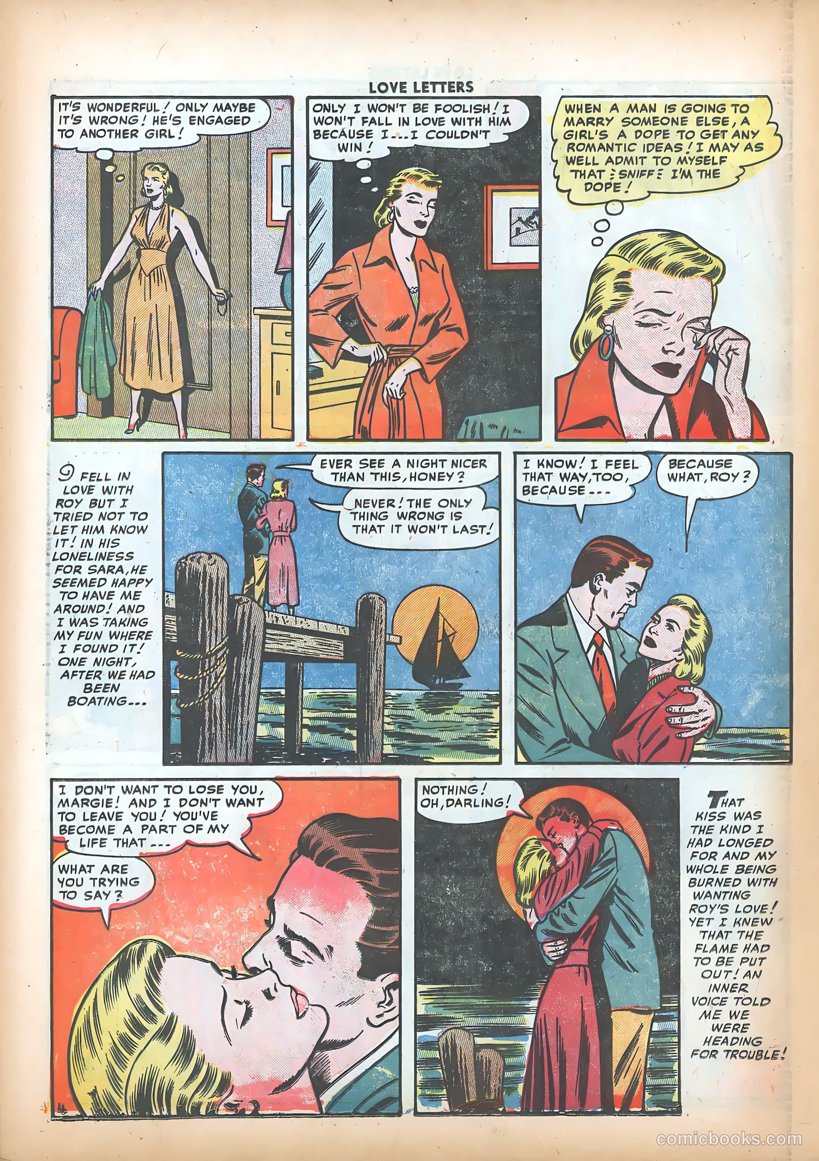Love Letters #21 (1952) — page 30 of 36