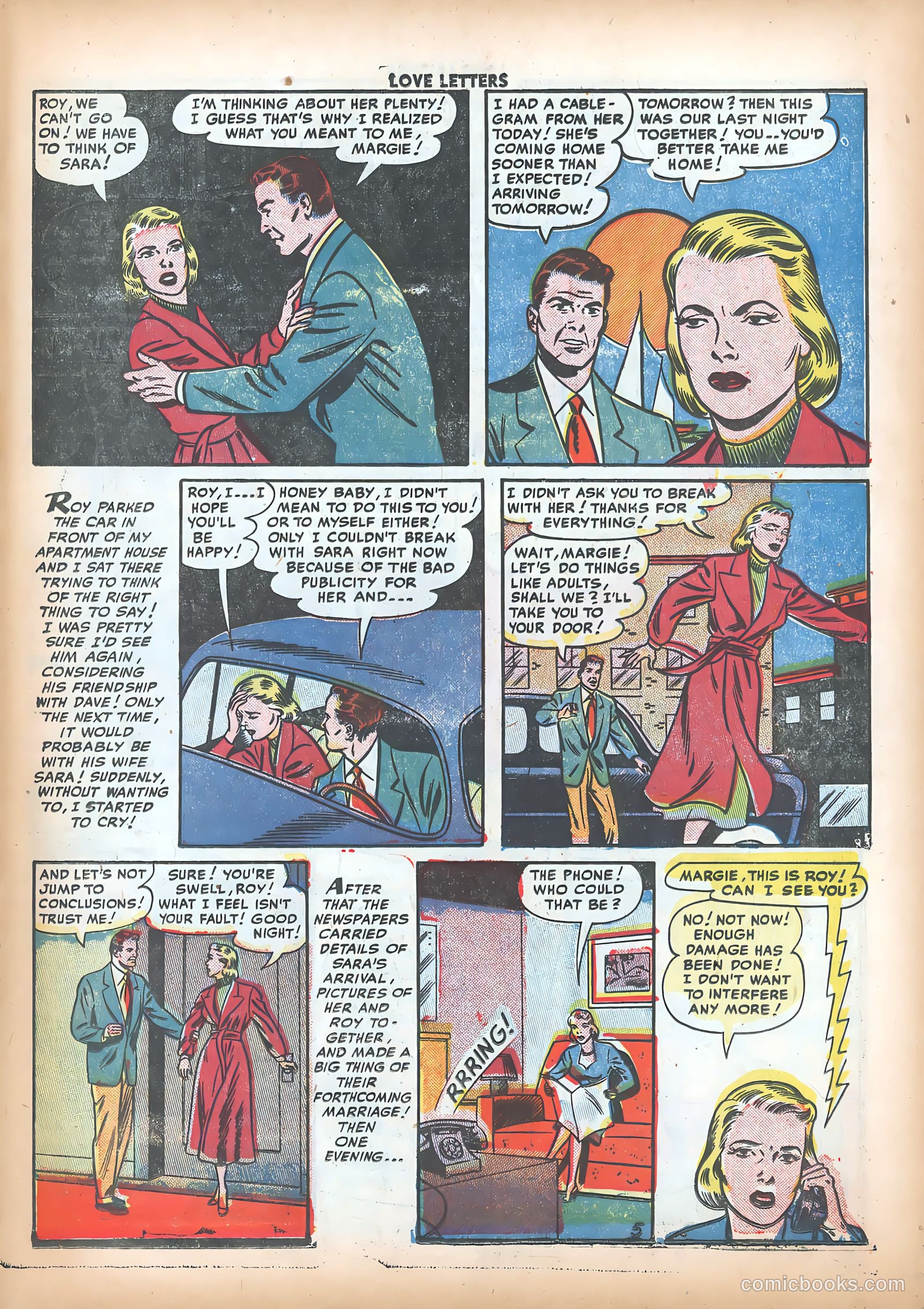 Love Letters #21 (1952) — page 31 of 36