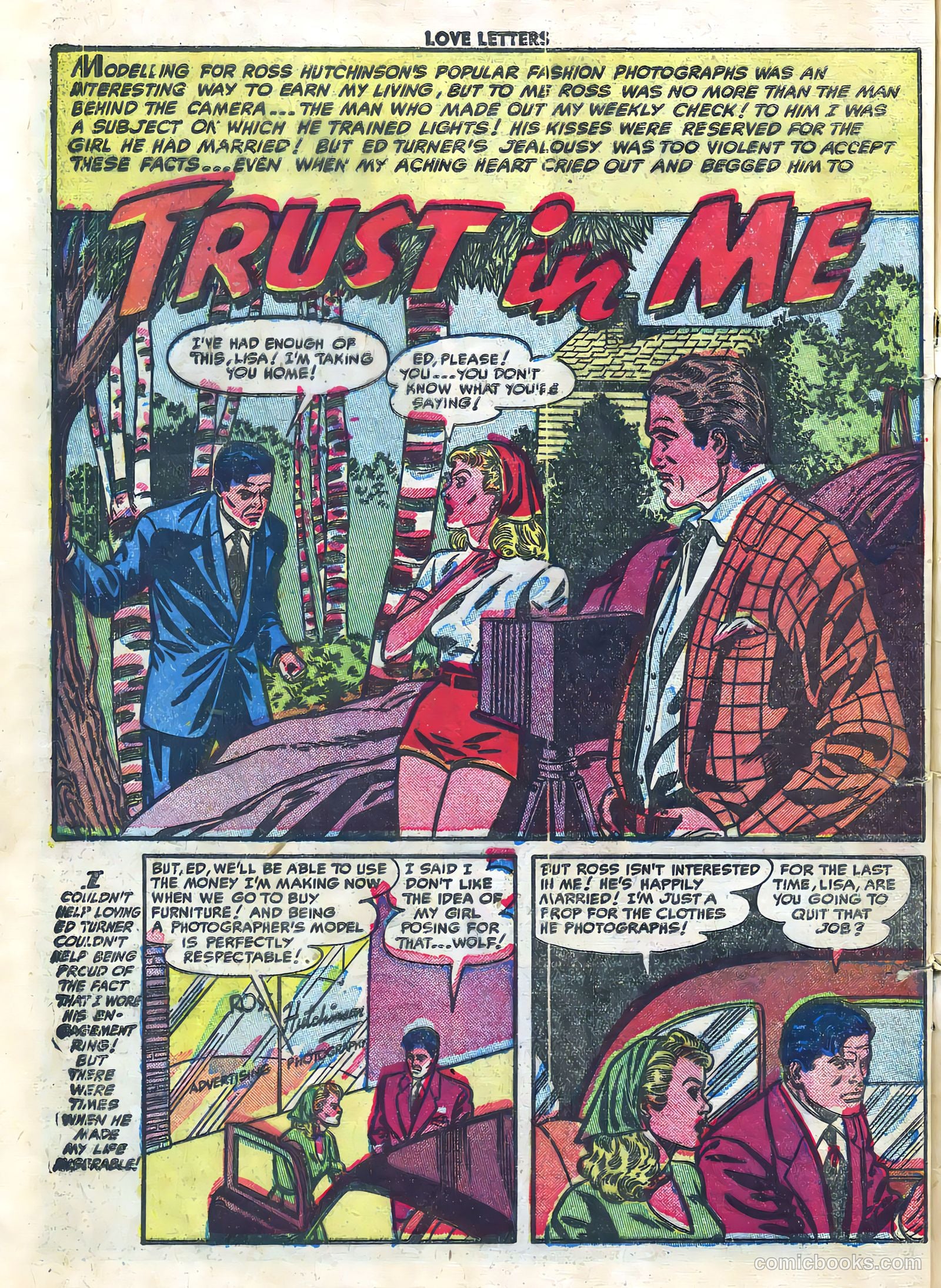 Love Letters #22 (1952) — page 12 of 36