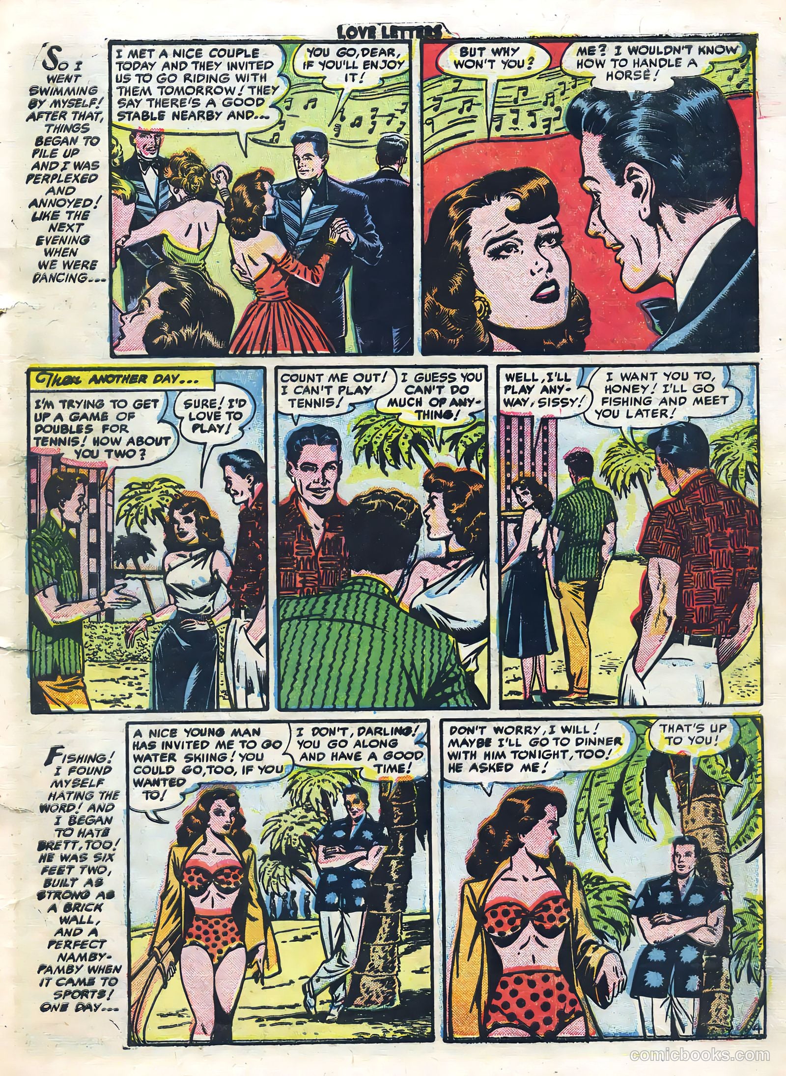 Love Letters #22 (1952) — page 21 of 36