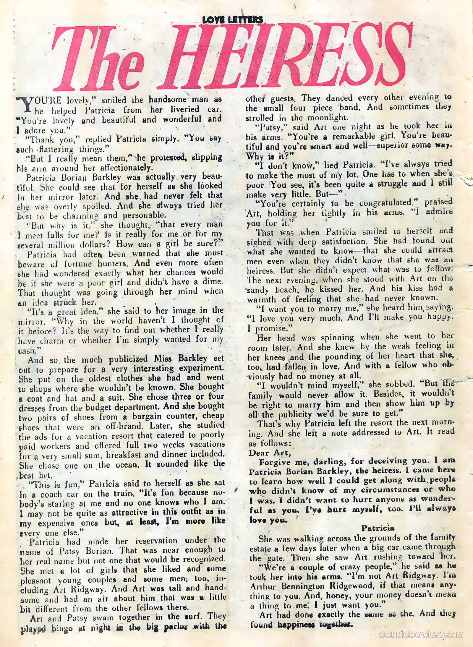 Love Letters #22 (1952) — page 26 of 36