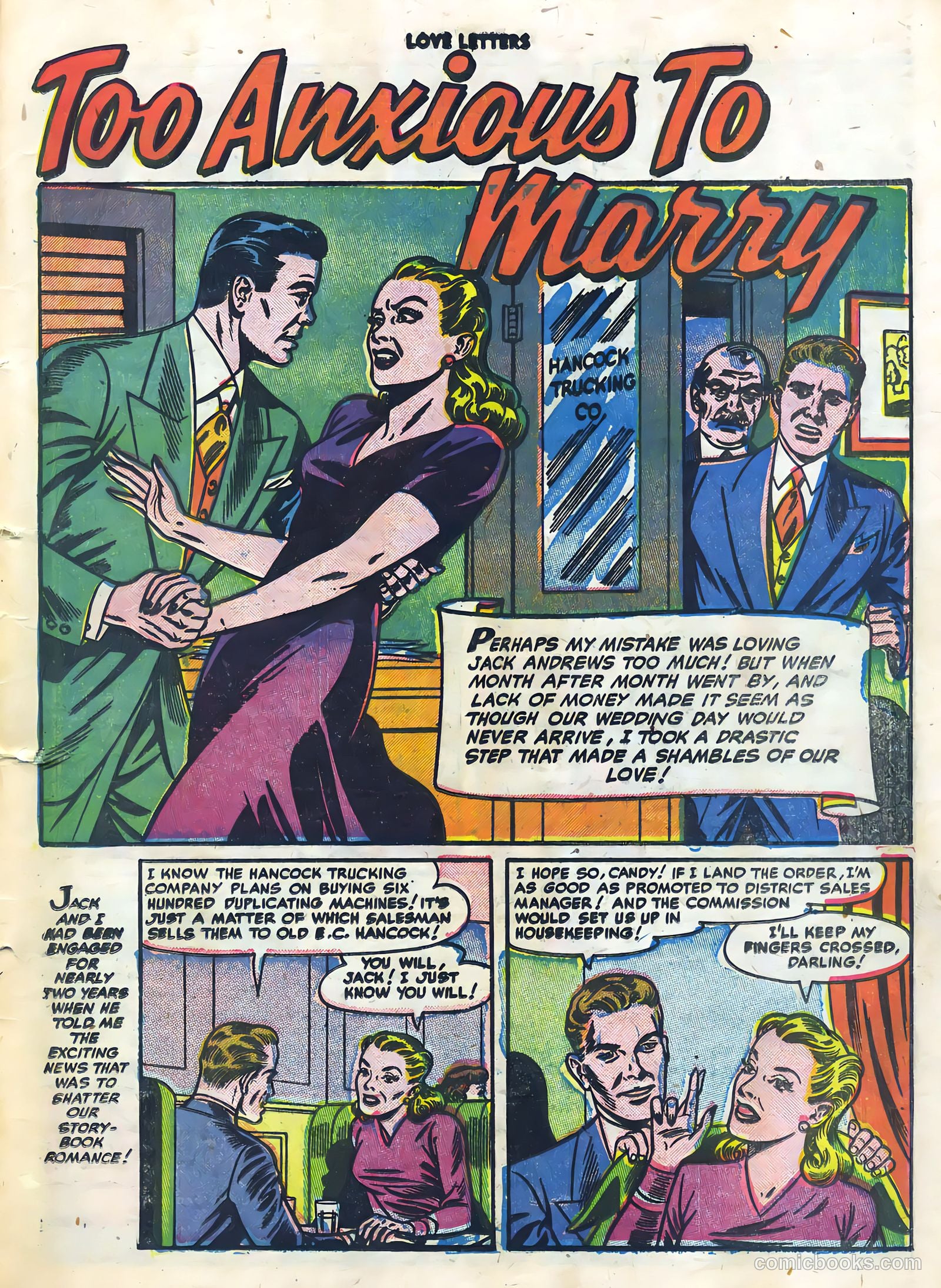 Love Letters #22 (1952) — page 27 of 36