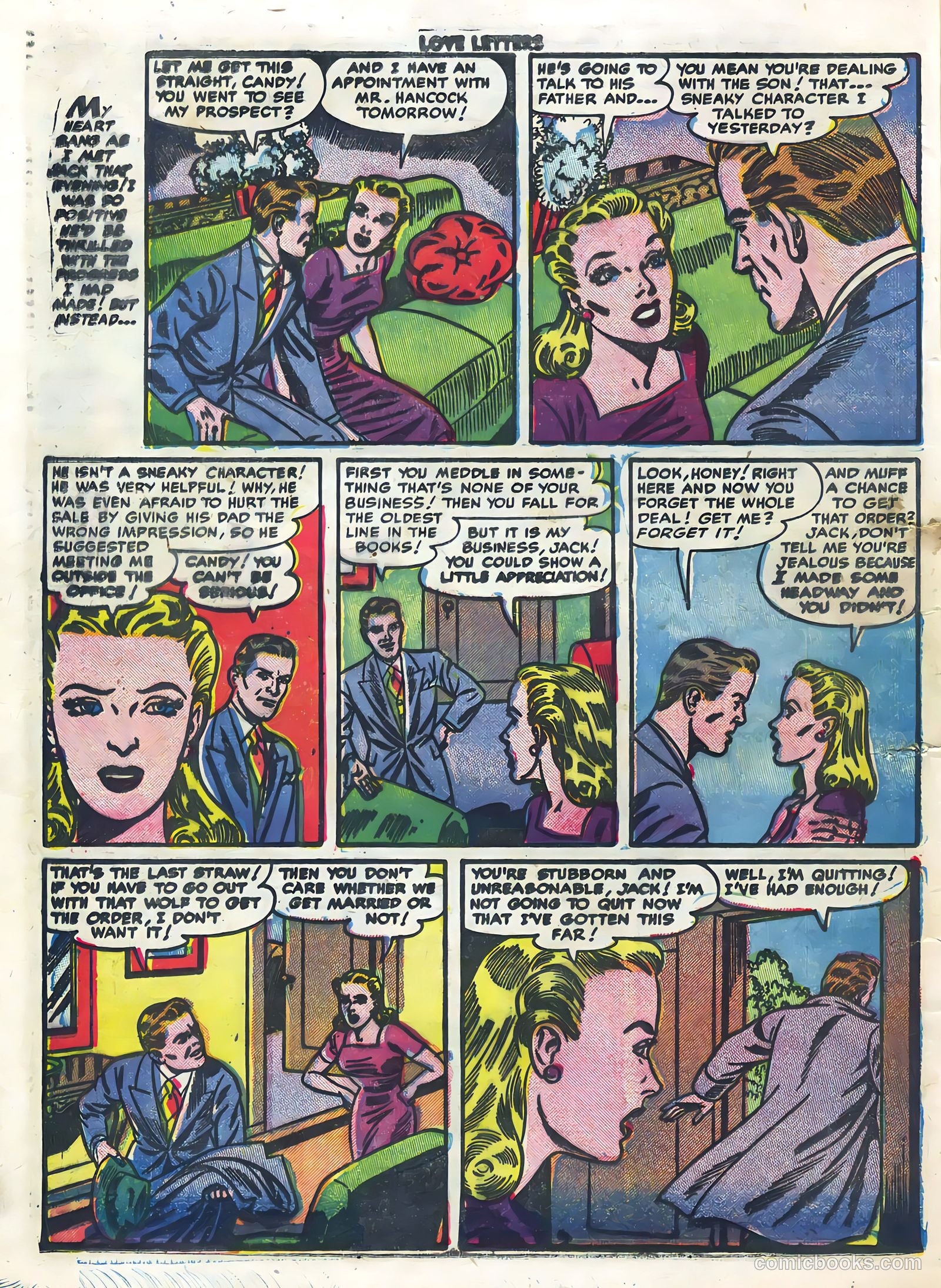 Love Letters #22 (1952) — page 30 of 36