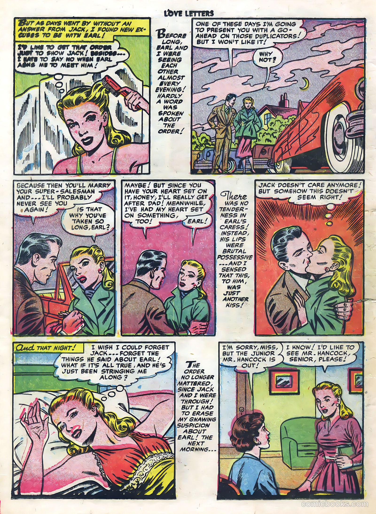Love Letters #22 (1952) — page 32 of 36
