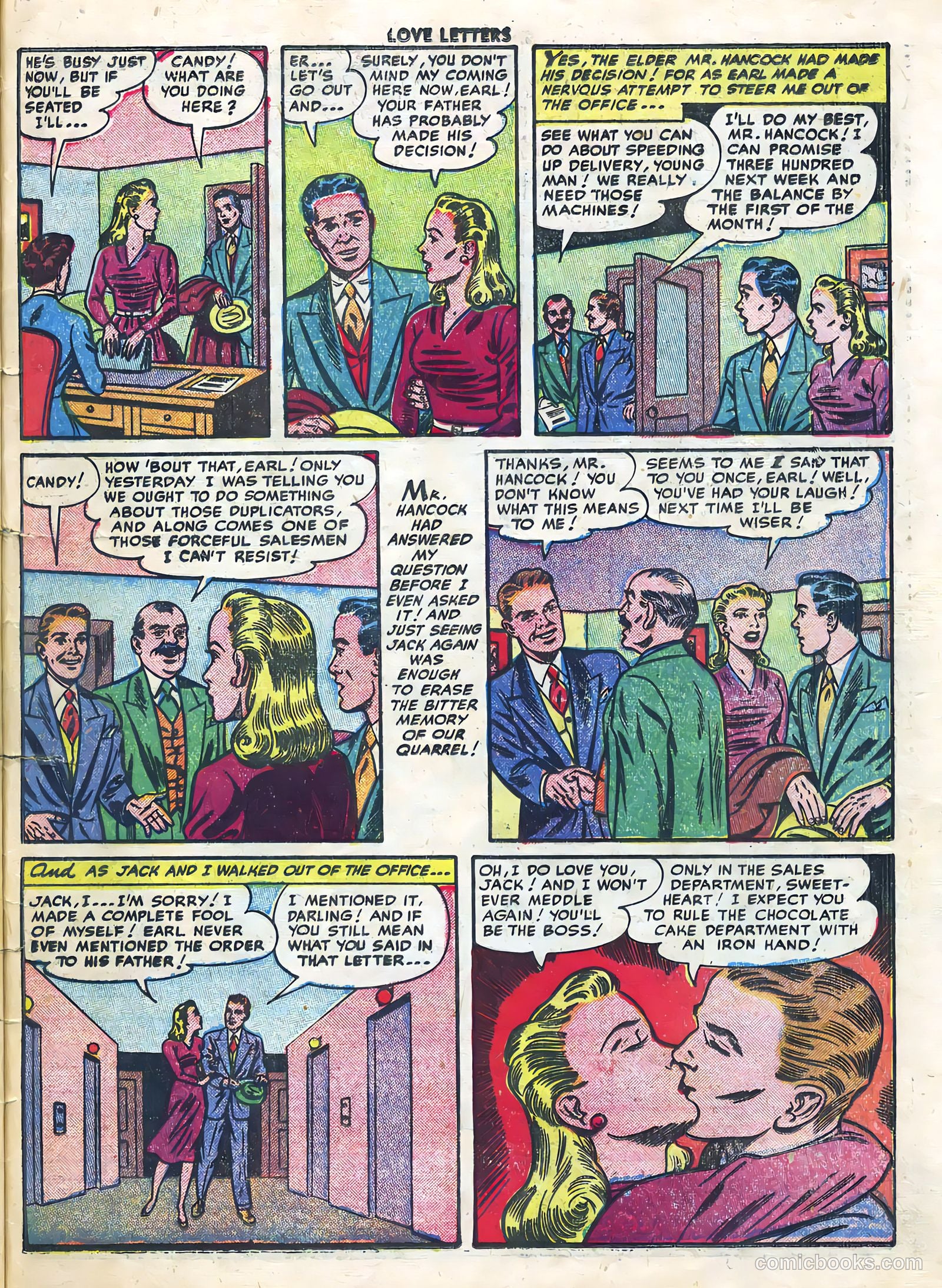 Love Letters #22 (1952) — page 33 of 36