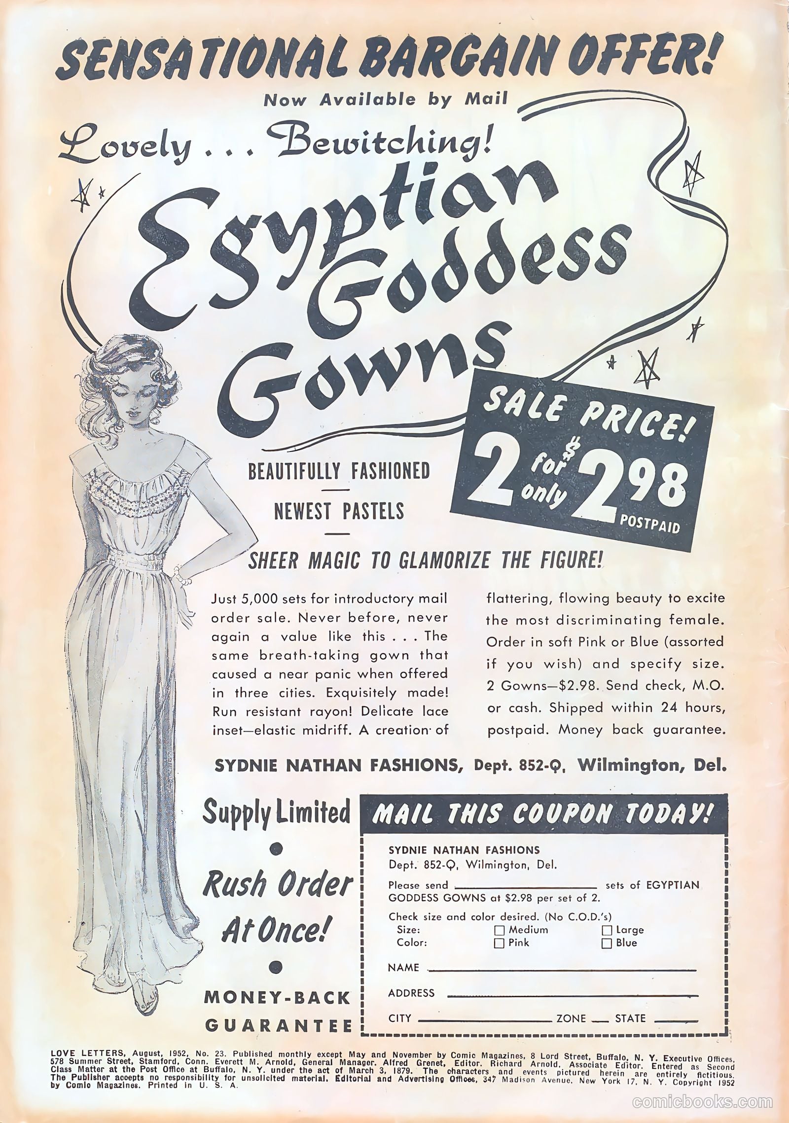 Love Letters #23 (1952) — page 2 of 36