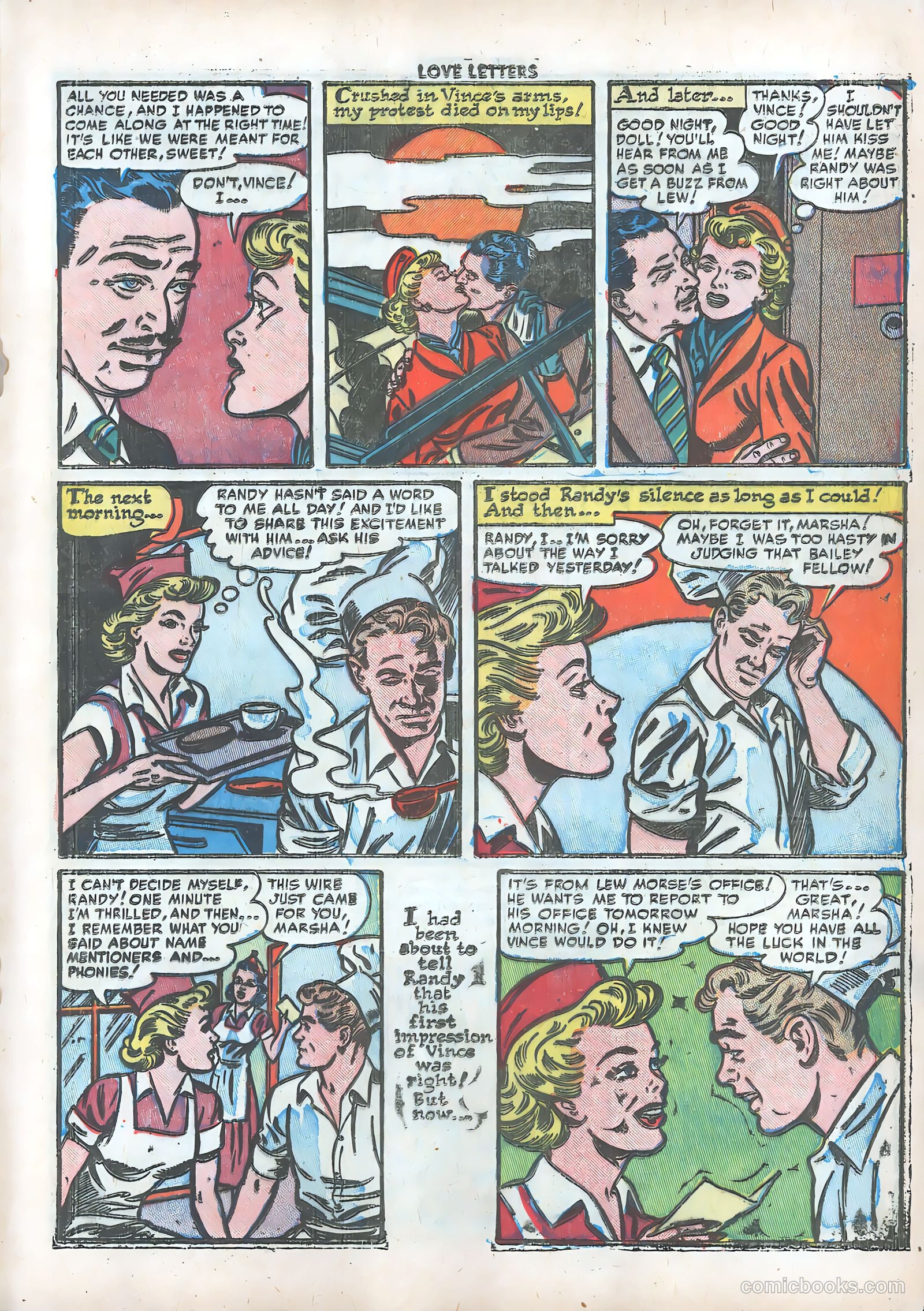 Love Letters #23 (1952) — page 9 of 36
