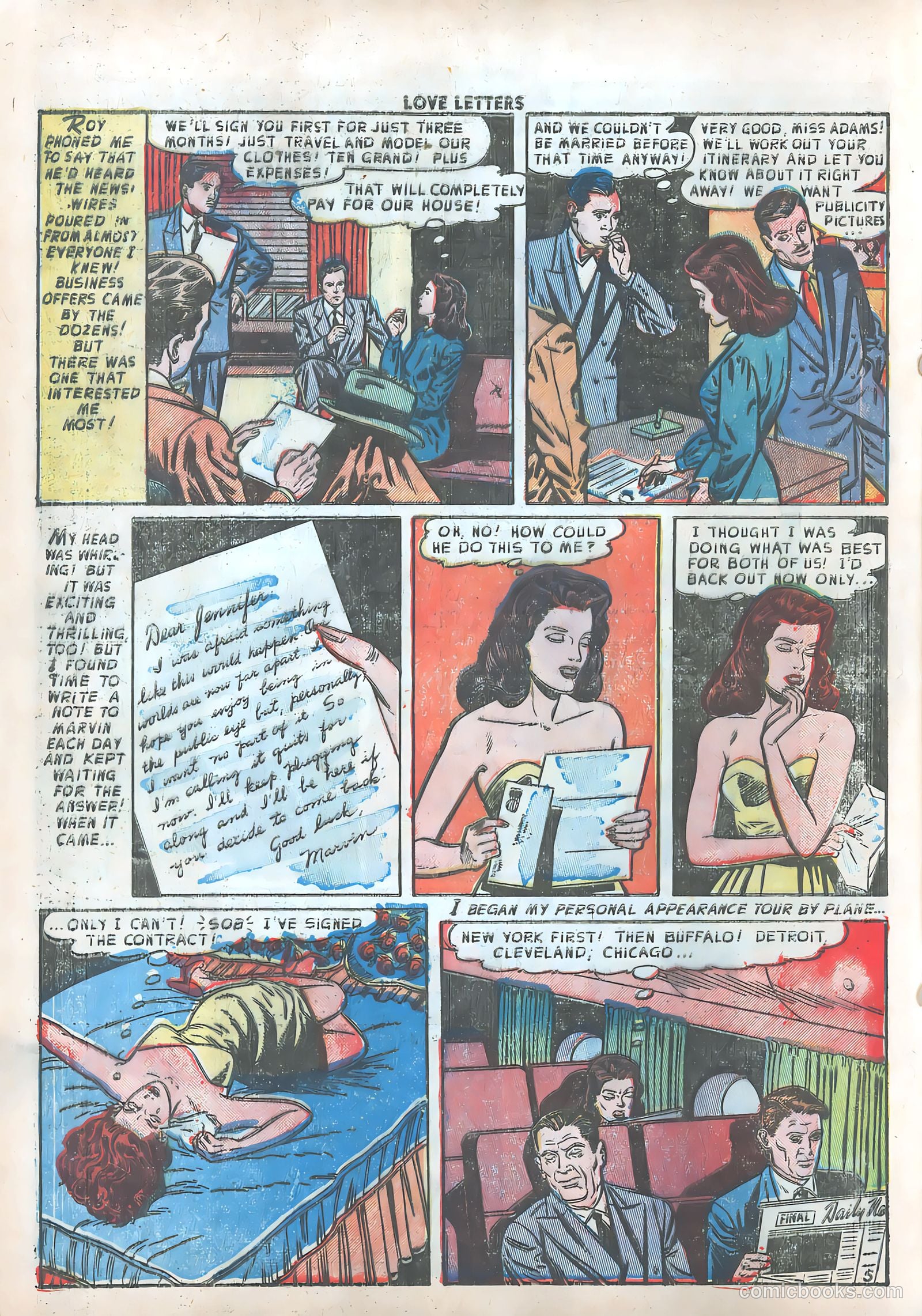 Love Letters #23 (1952) — page 16 of 36