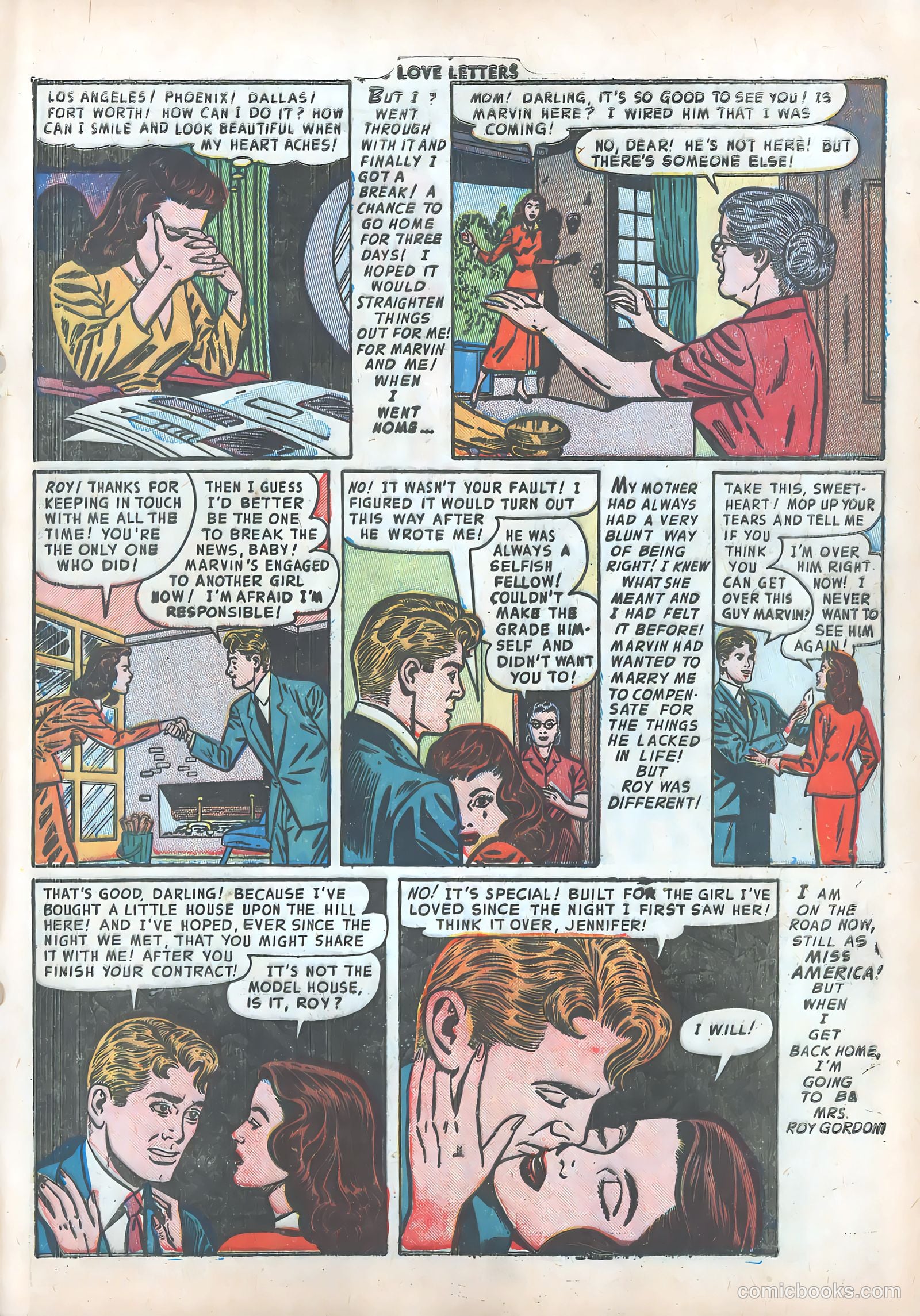 Love Letters #23 (1952) — page 17 of 36
