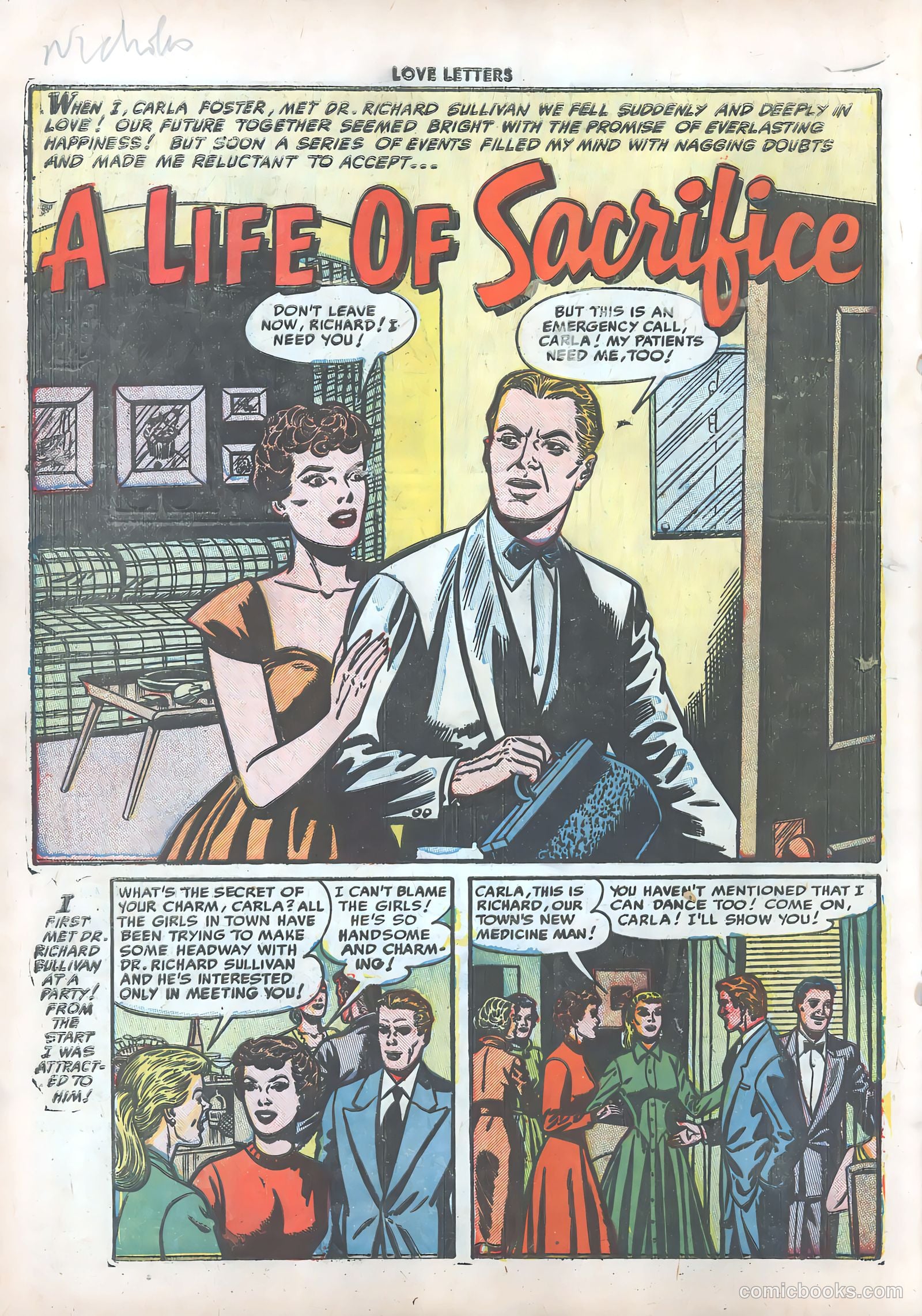 Love Letters #23 (1952) — page 18 of 36