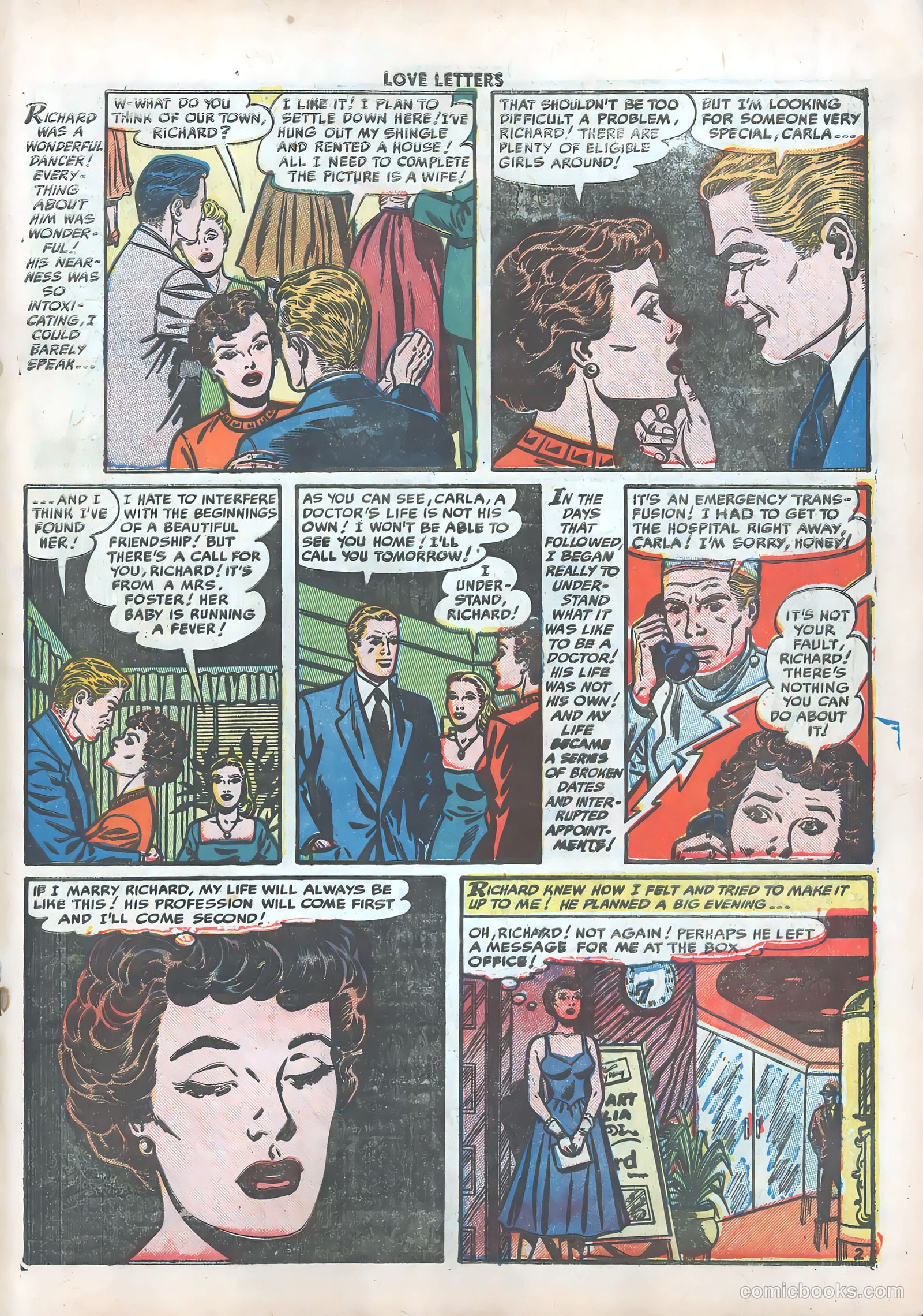 Love Letters #23 (1952) — page 19 of 36