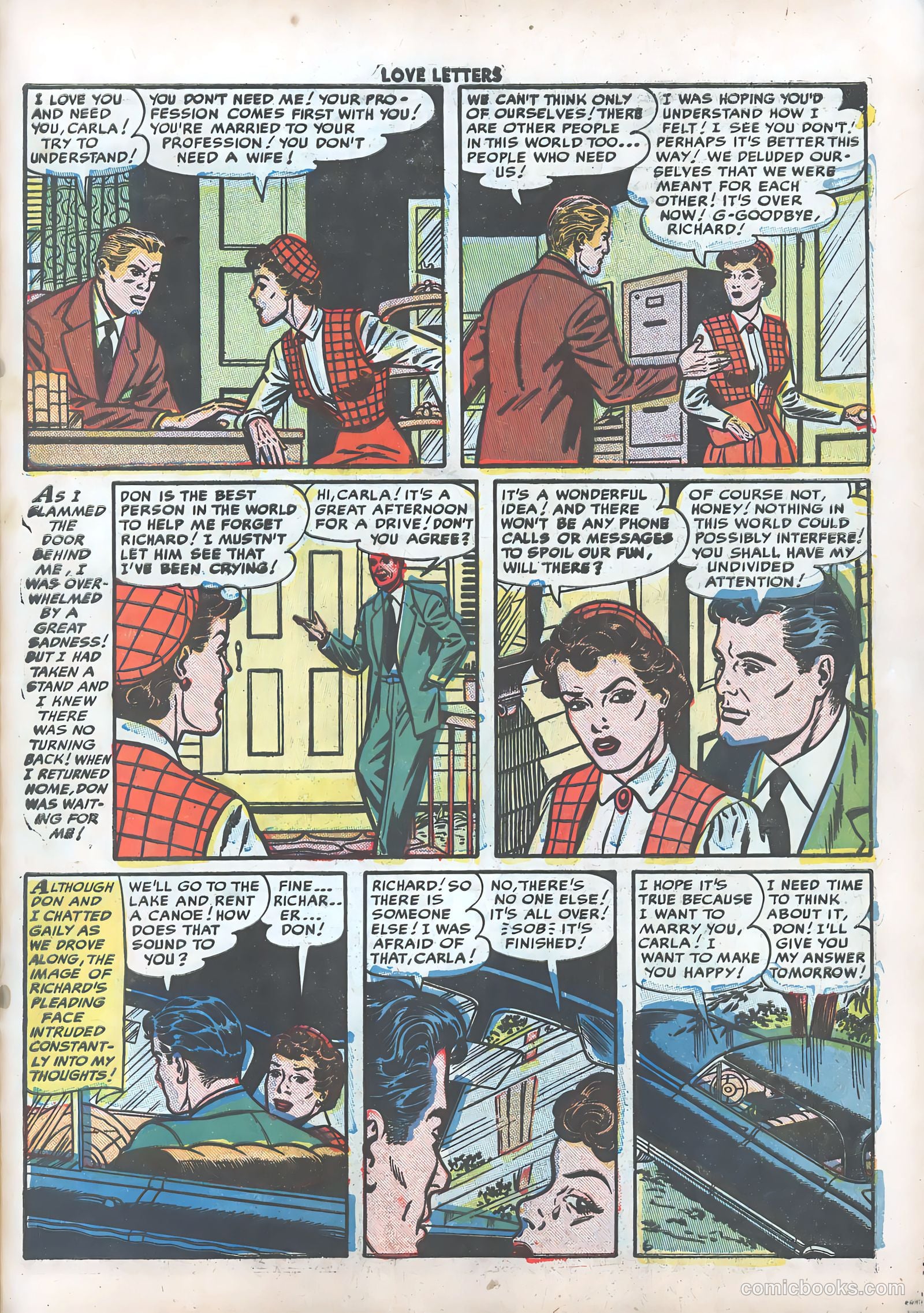 Love Letters #23 (1952) — page 23 of 36