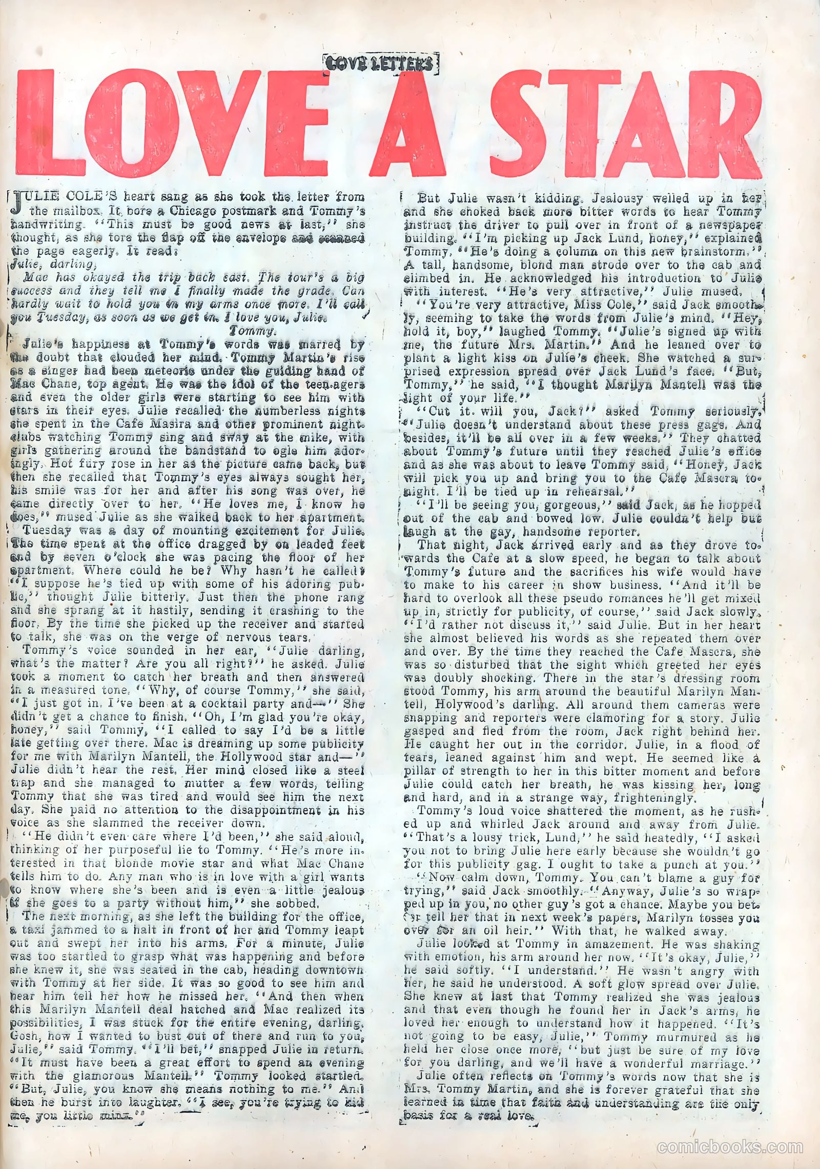 Love Letters #23 (1952) — page 25 of 36