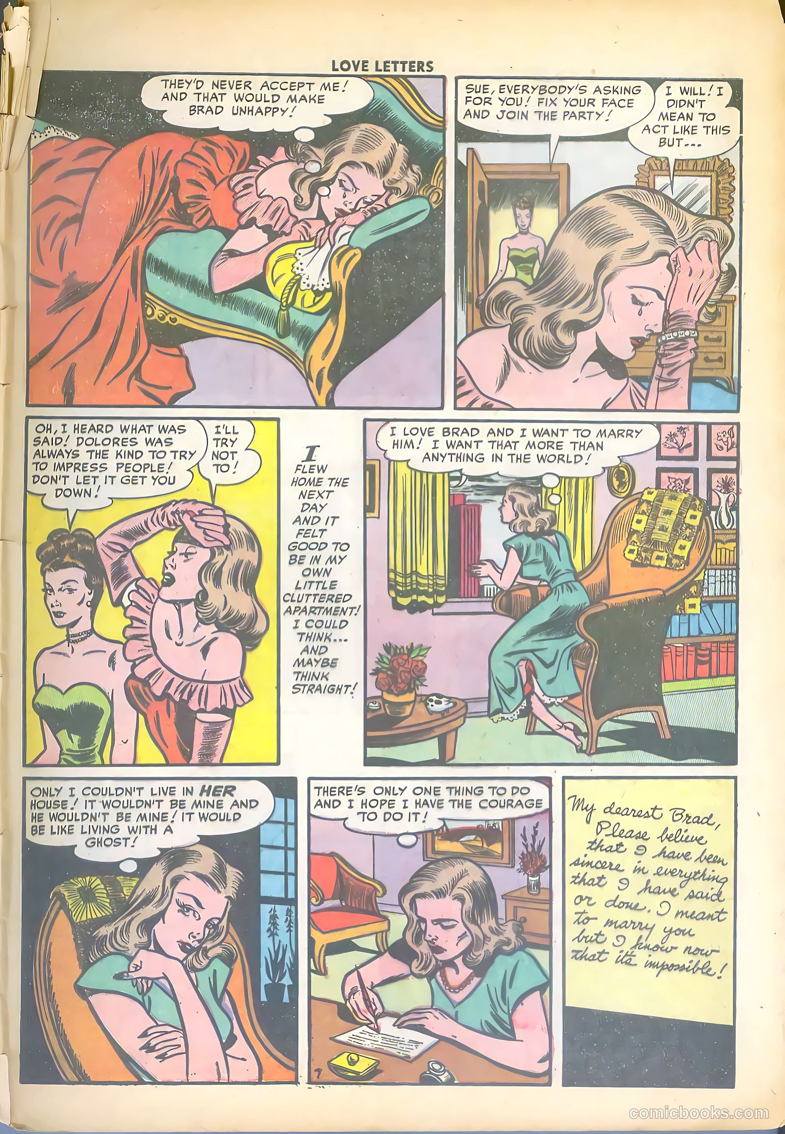 Love Letters #24 (1952) — page 9 of 36