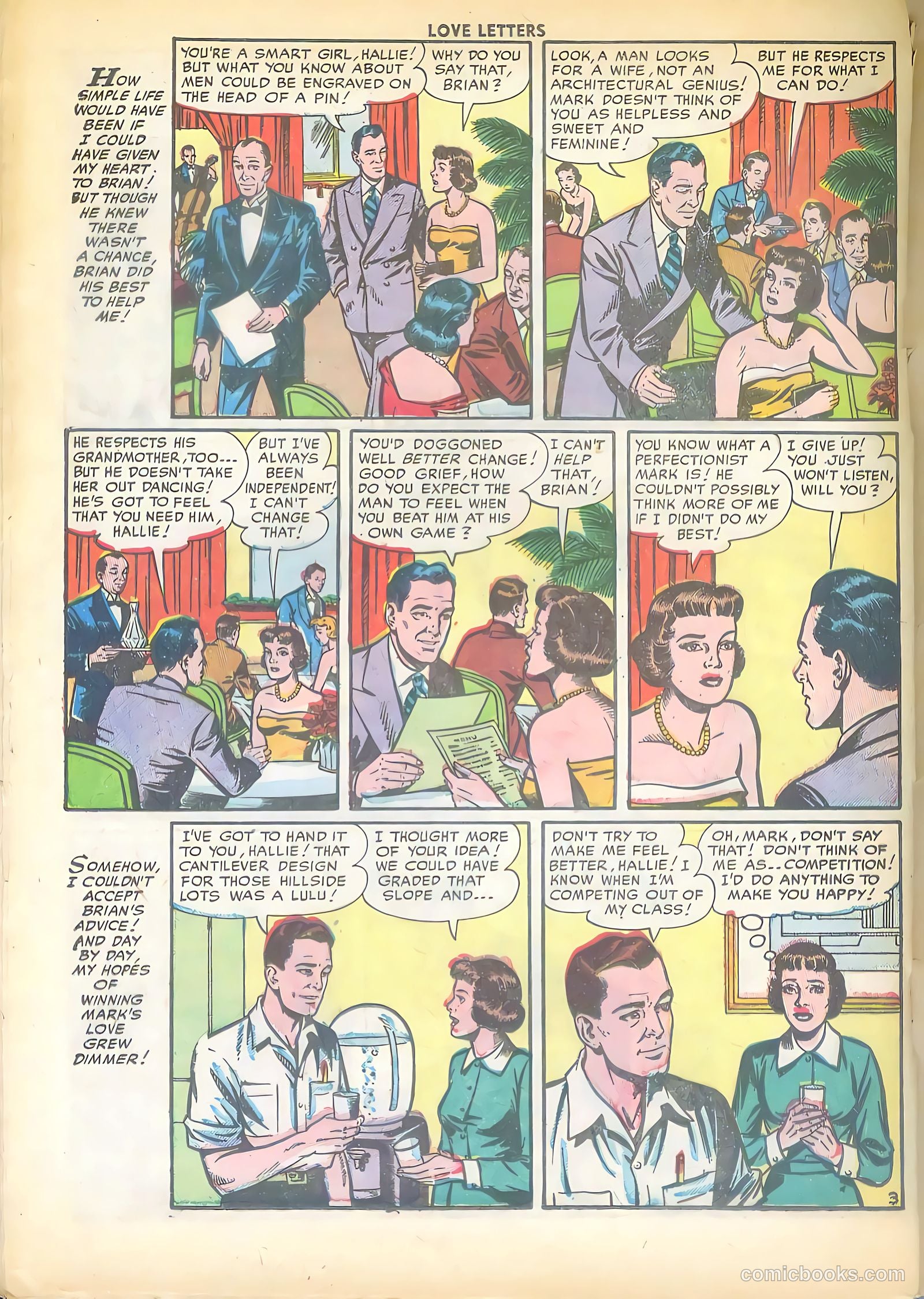 Love Letters #24 (1952) — page 20 of 36