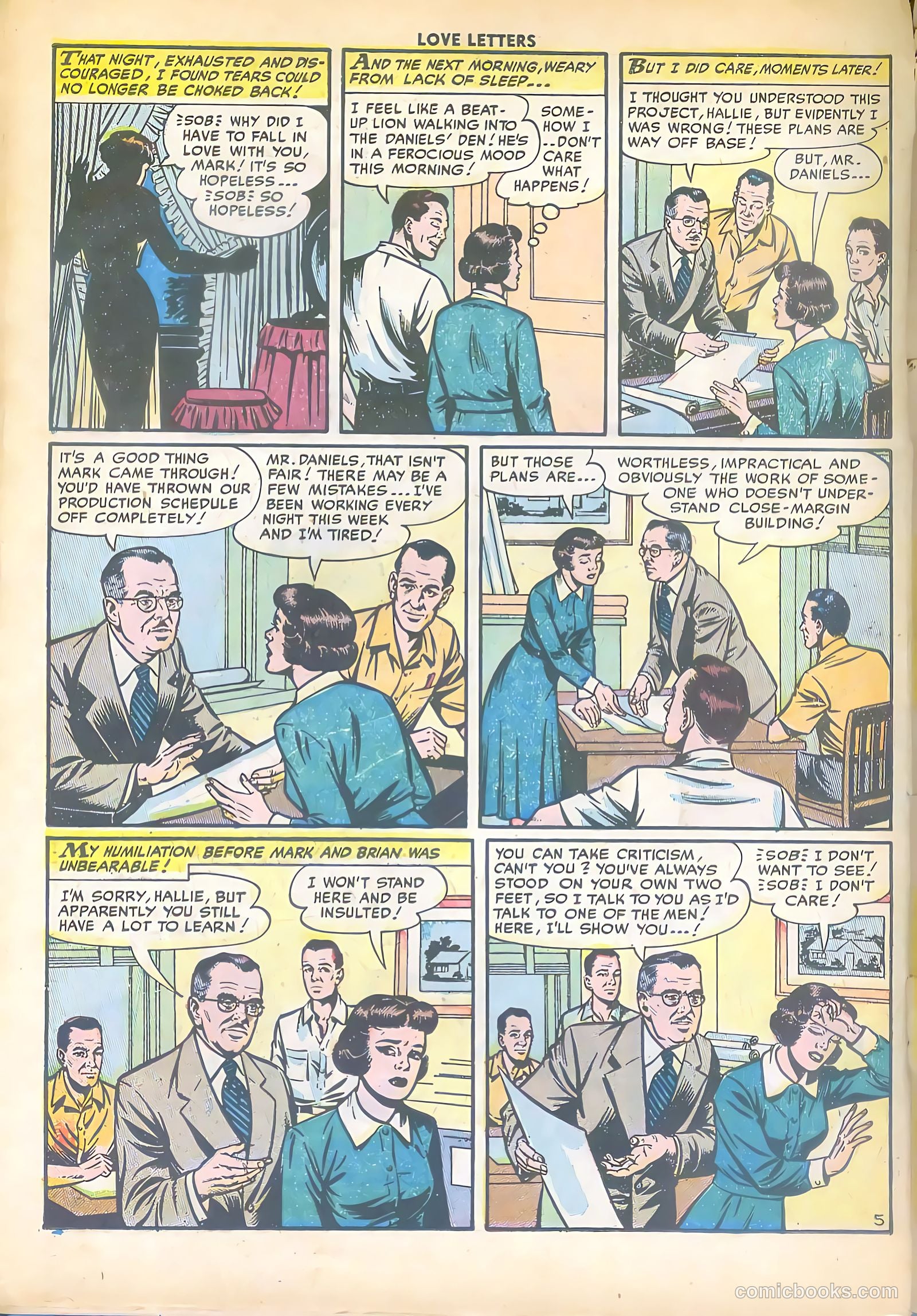 Love Letters #24 (1952) — page 22 of 36