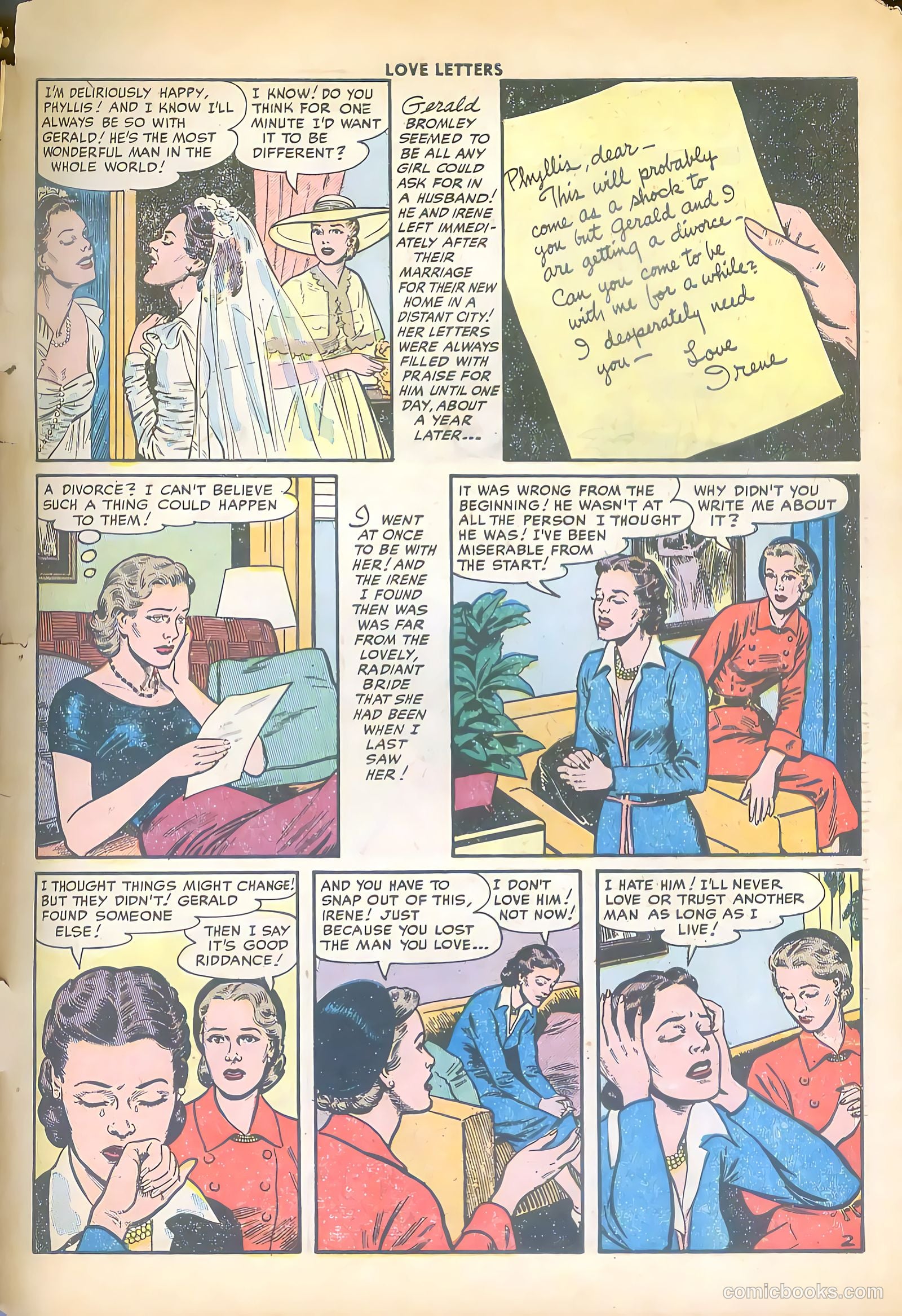 Love Letters #24 (1952) — page 27 of 36