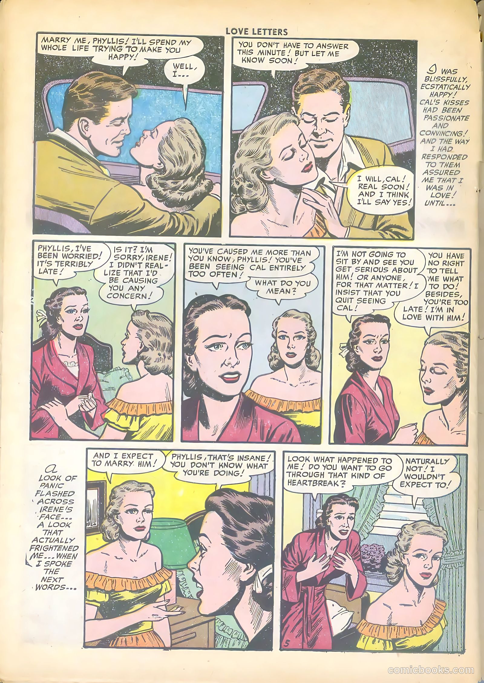 Love Letters #24 (1952) — page 30 of 36
