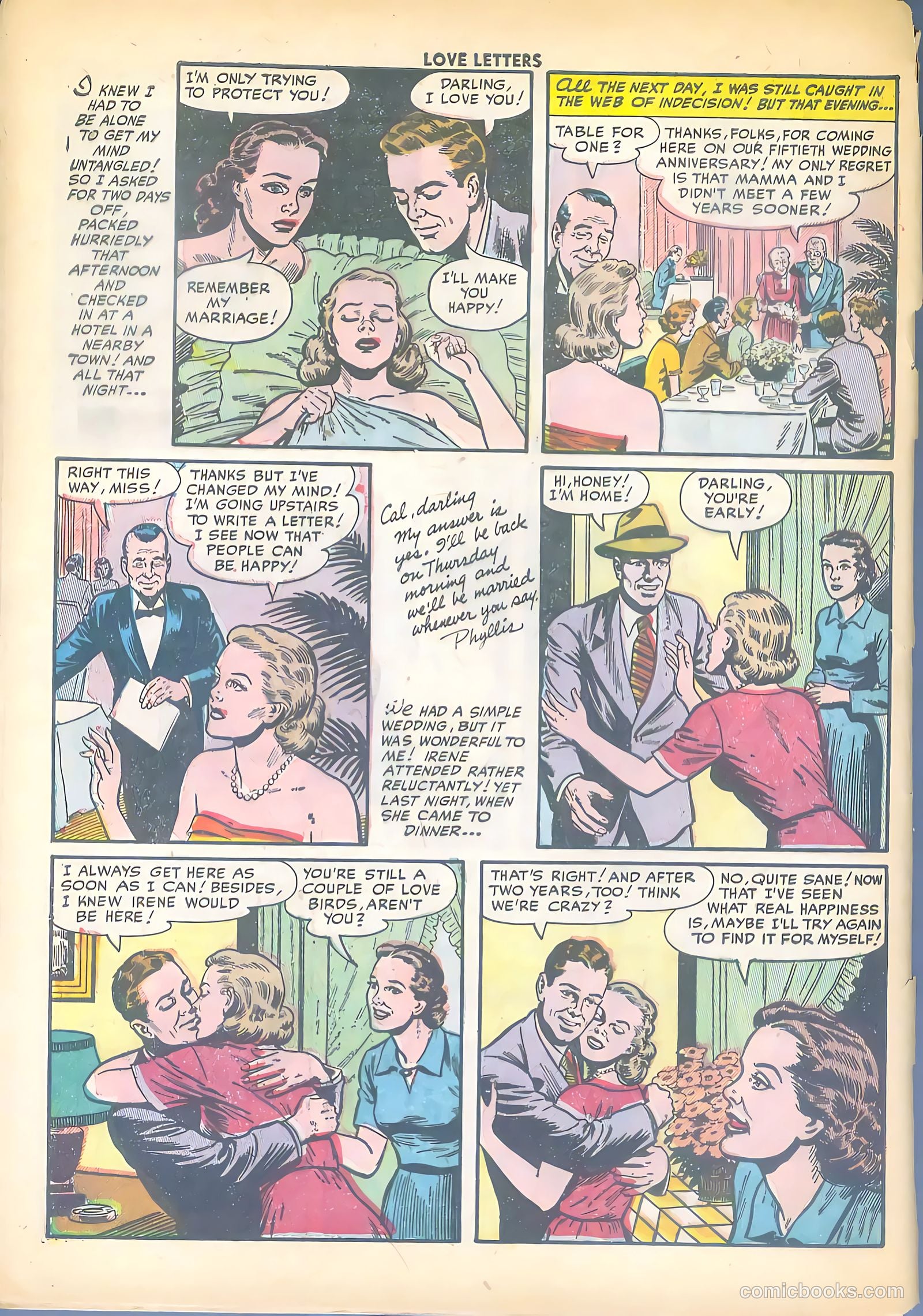 Love Letters #24 (1952) — page 32 of 36
