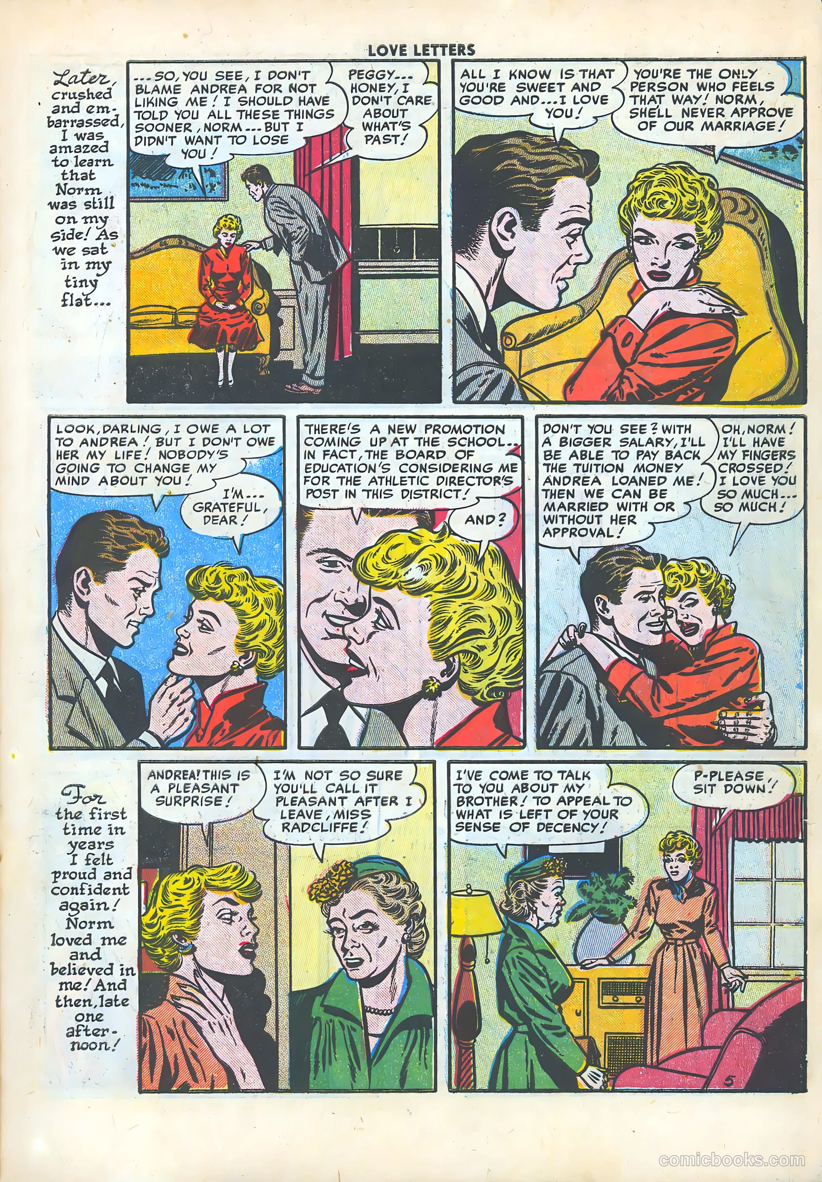 Love Letters #25 (1952) — page 7 of 36