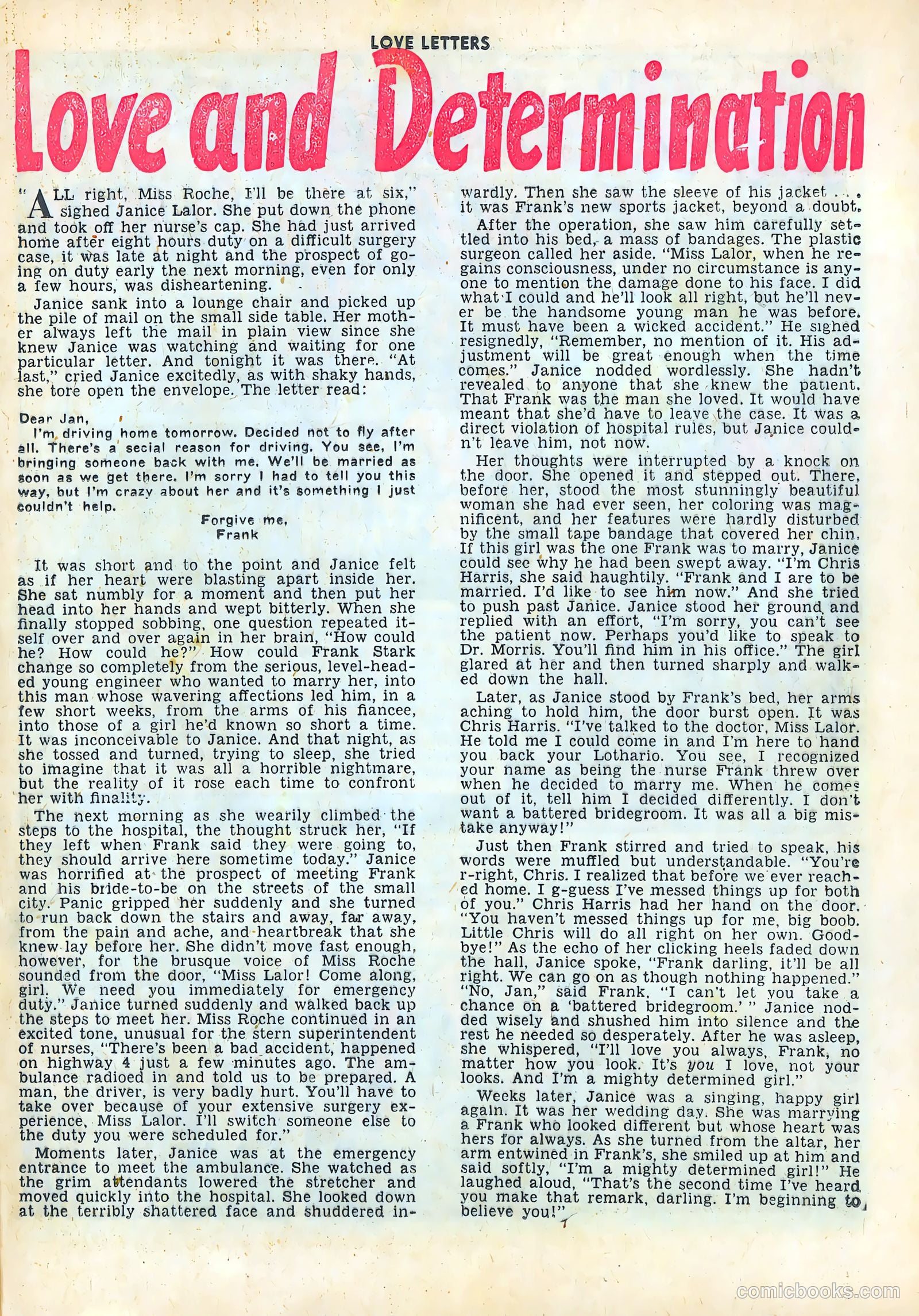 Love Letters #25 (1952) — page 25 of 36