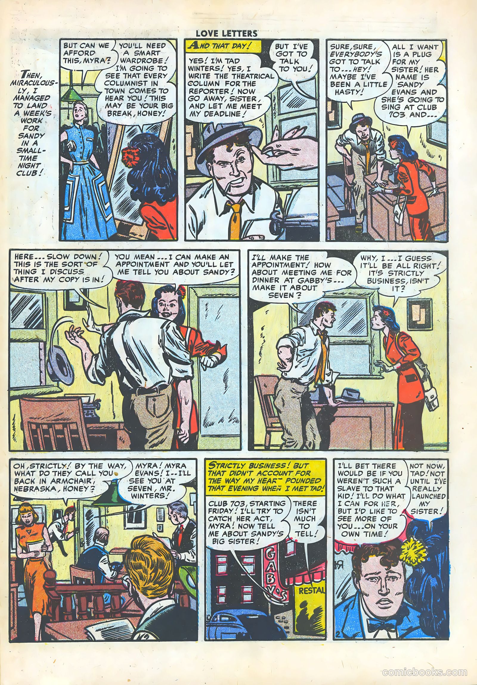 Love Letters #25 (1952) — page 27 of 36