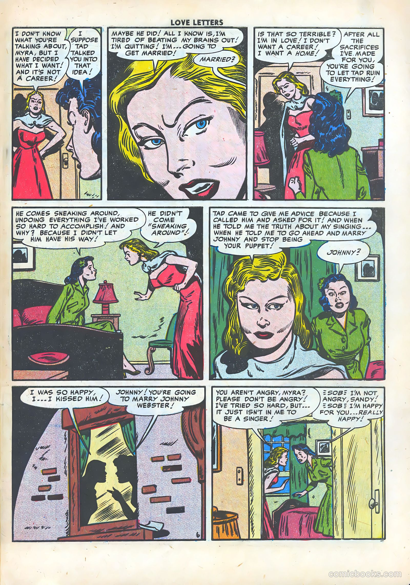 Love Letters #25 (1952) — page 31 of 36