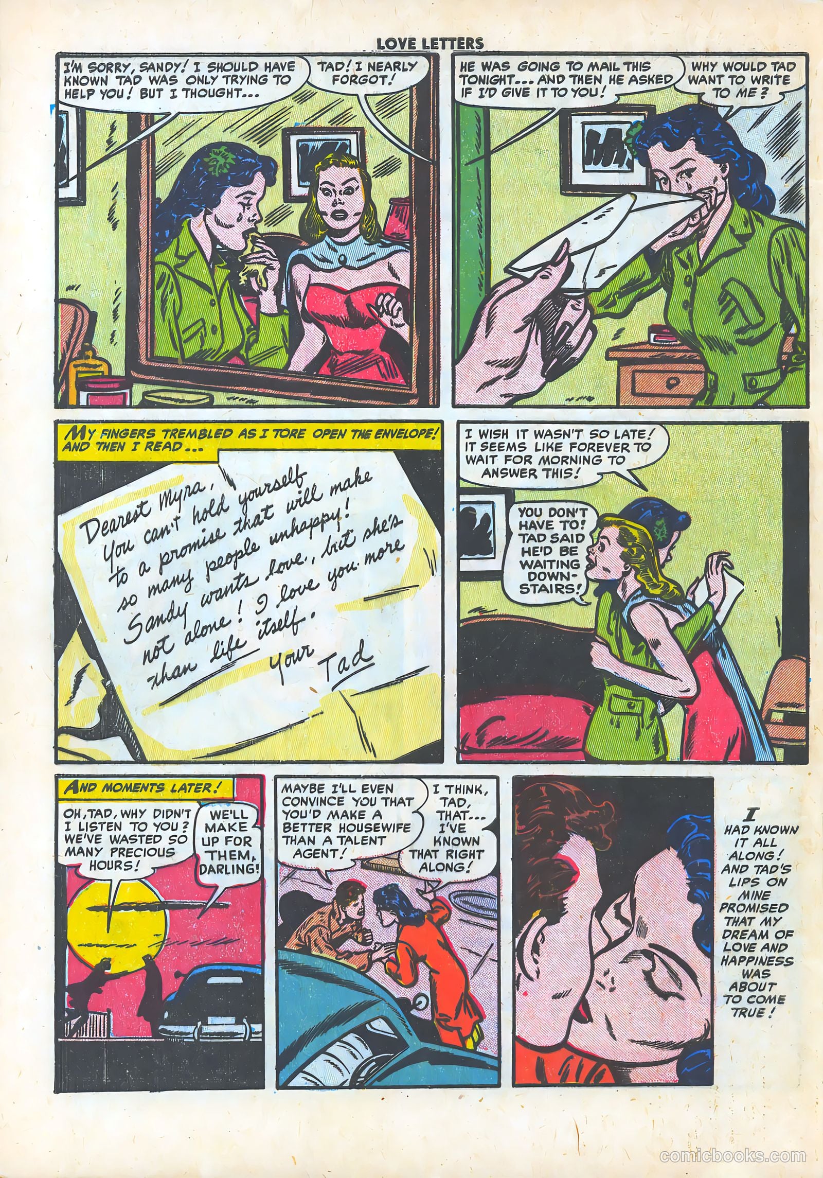 Love Letters #25 (1952) — page 32 of 36