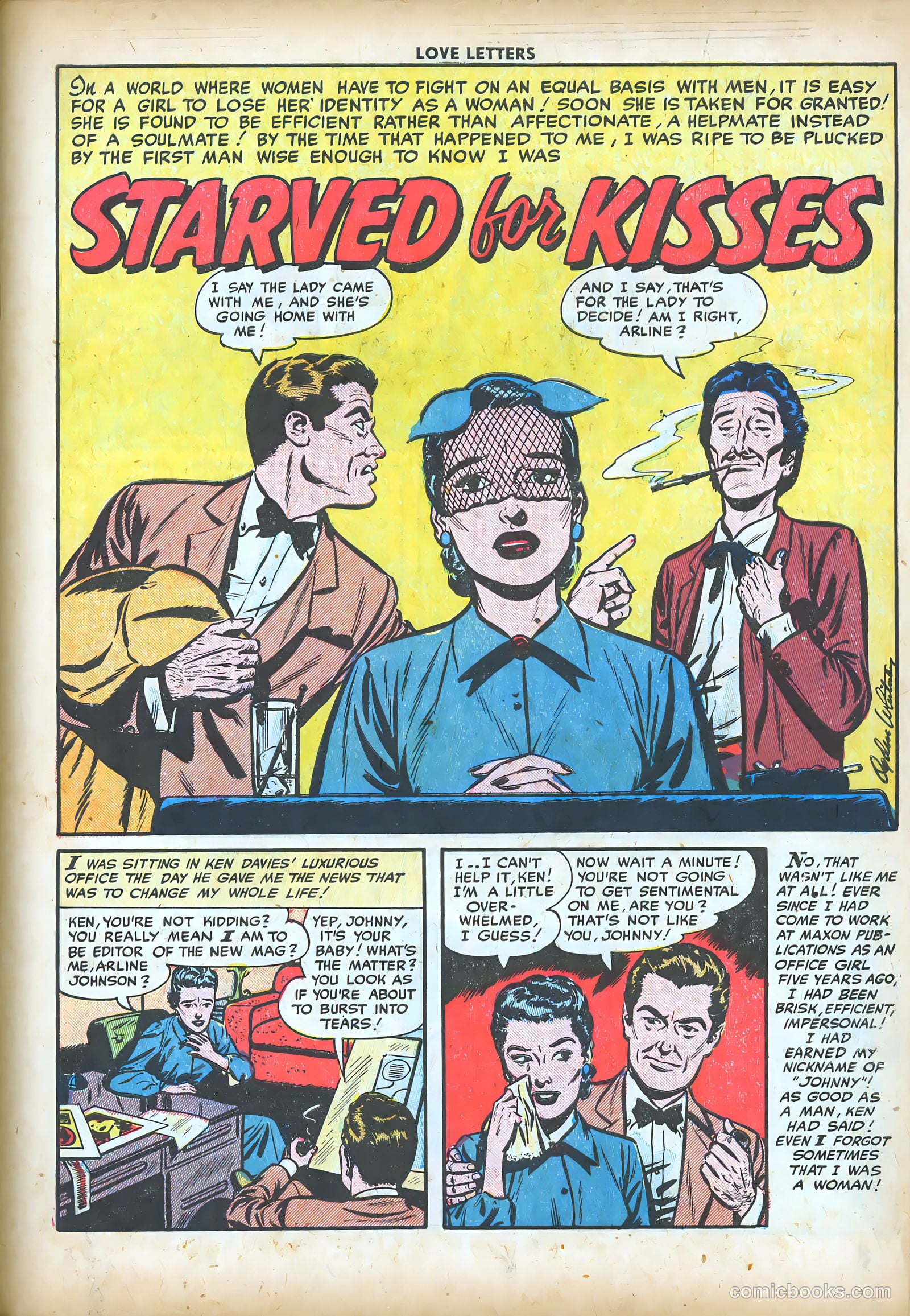 Love Letters #26 (1952) — page 3 of 36