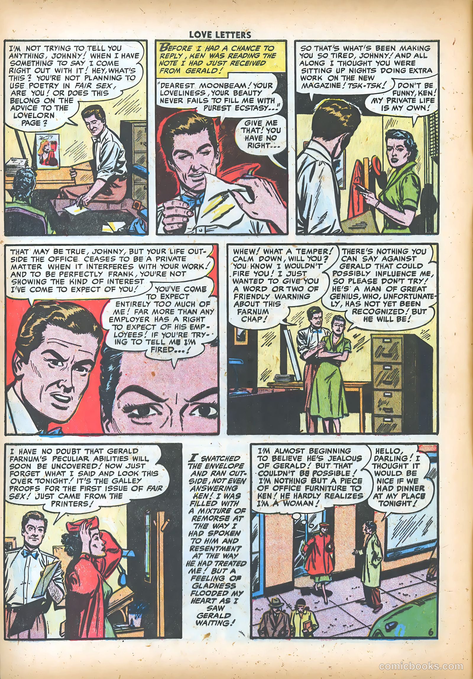 Love Letters #26 (1952) — page 8 of 36