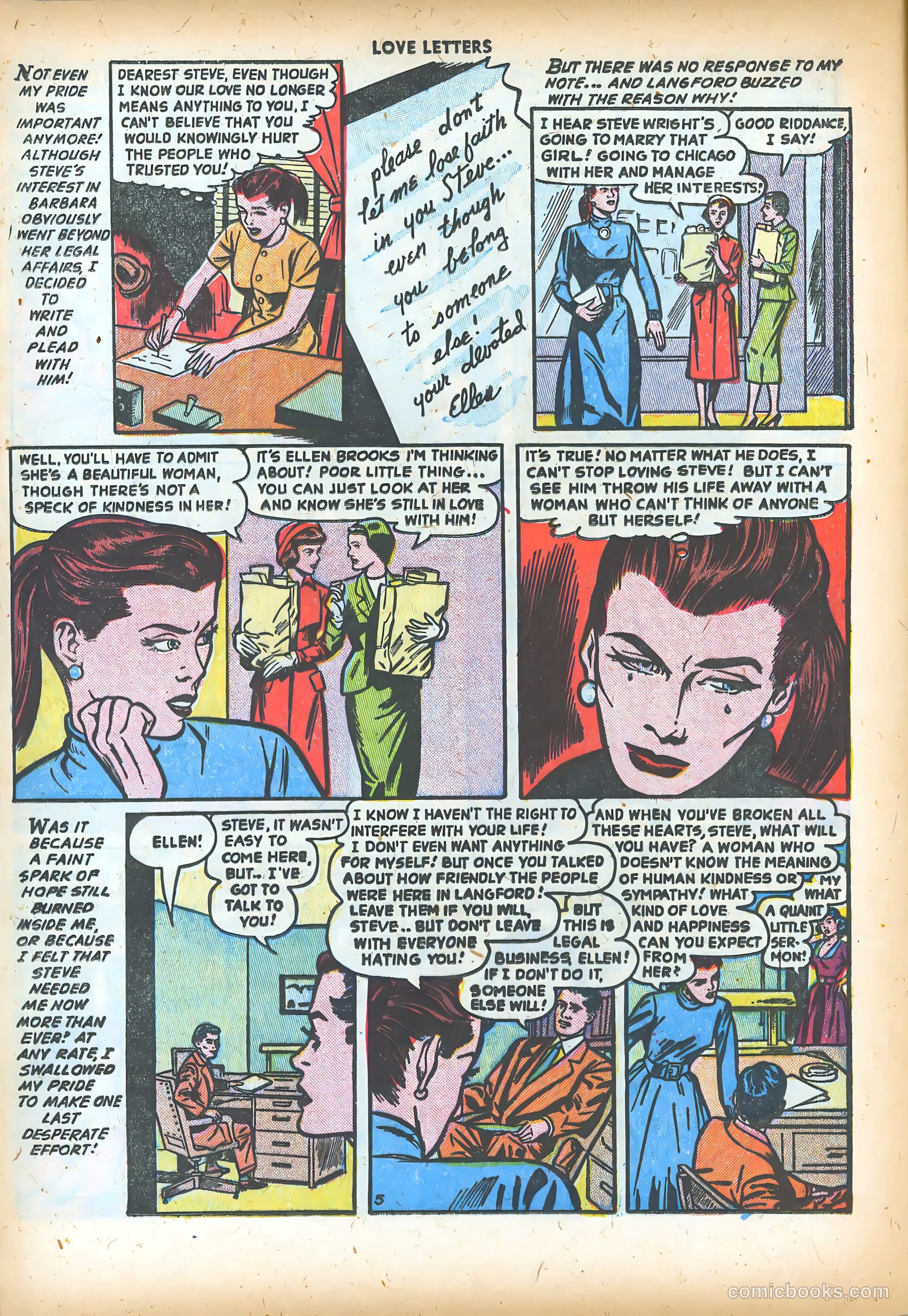 Love Letters #26 (1952) — page 16 of 36