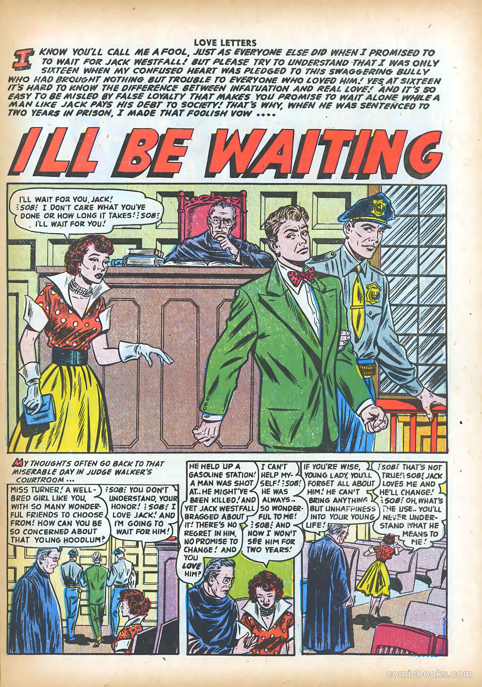 Love Letters #26 (1952) — page 27 of 36
