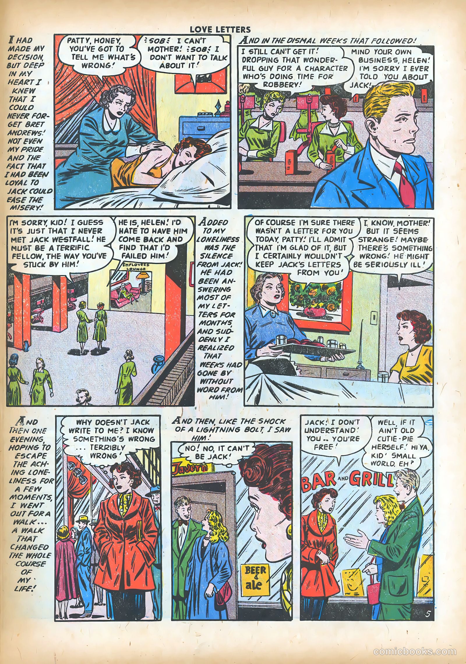 Love Letters #26 (1952) — page 31 of 36
