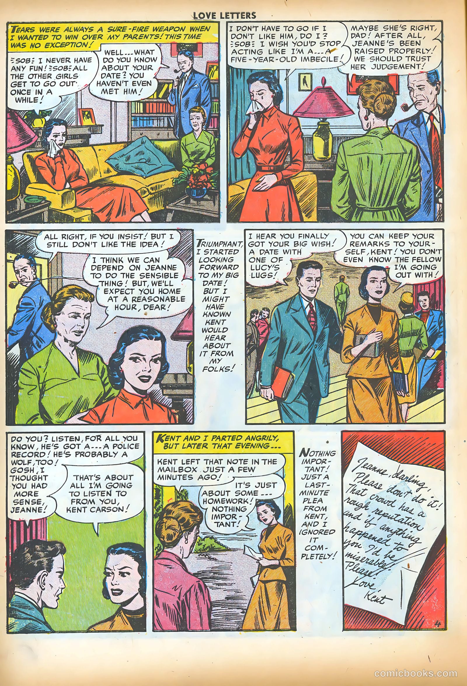 Love Letters #27 (1953) — page 6 of 36