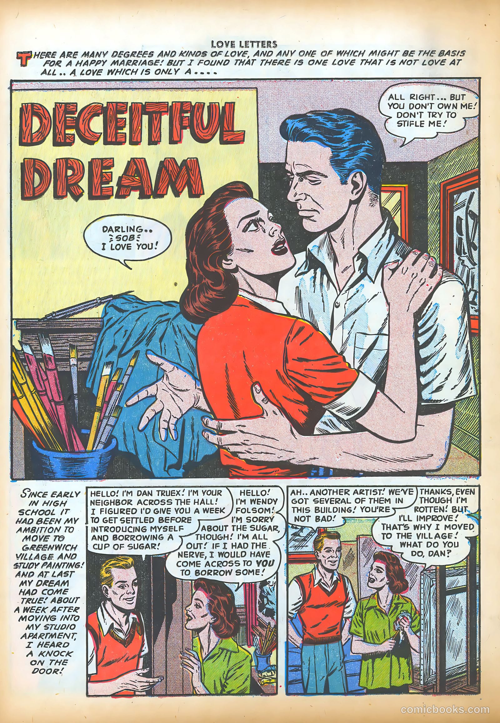 Love Letters #27 (1953) — page 18 of 36