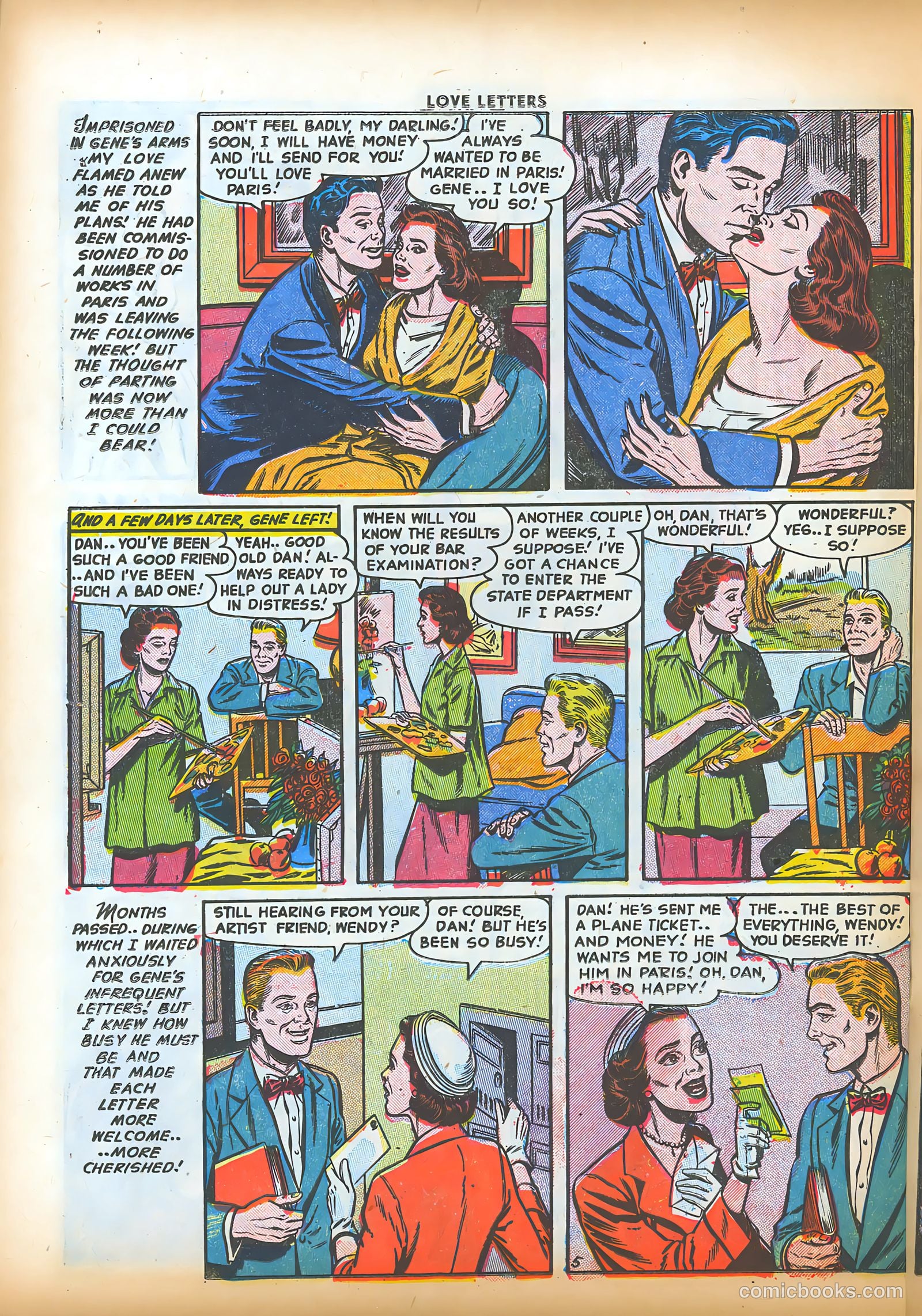 Love Letters #27 (1953) — page 22 of 36