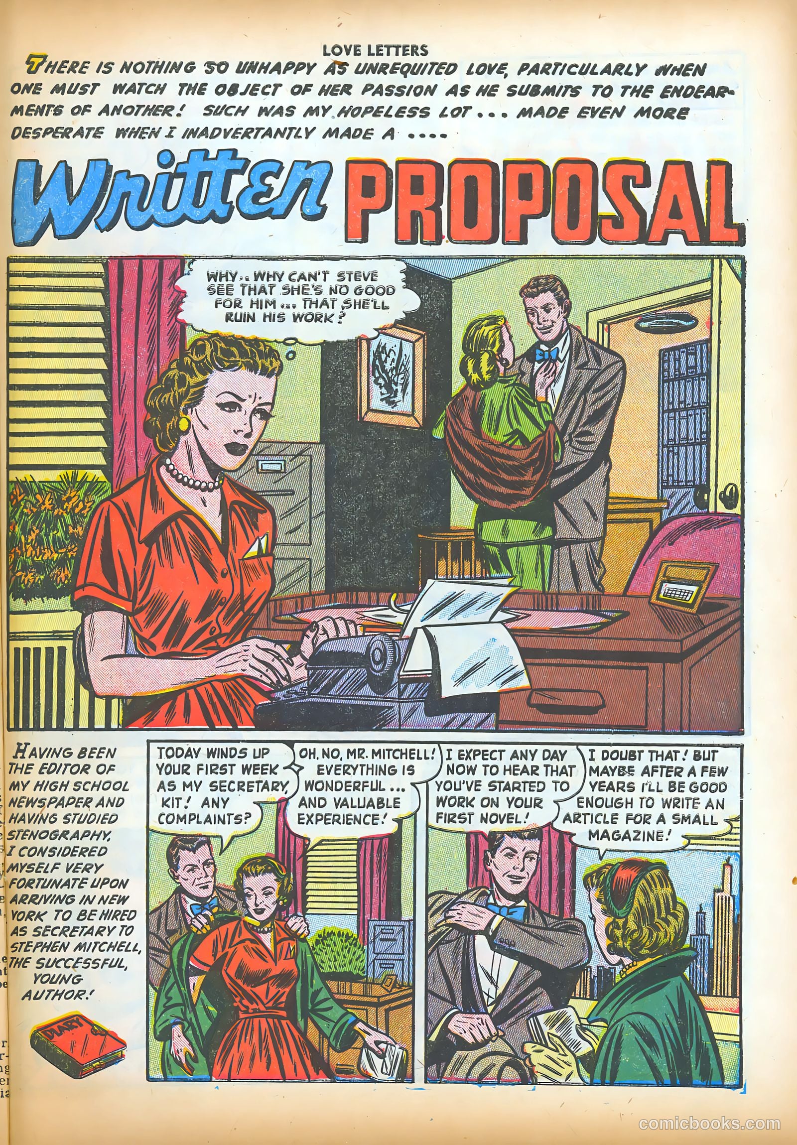 Love Letters #27 (1953) — page 27 of 36