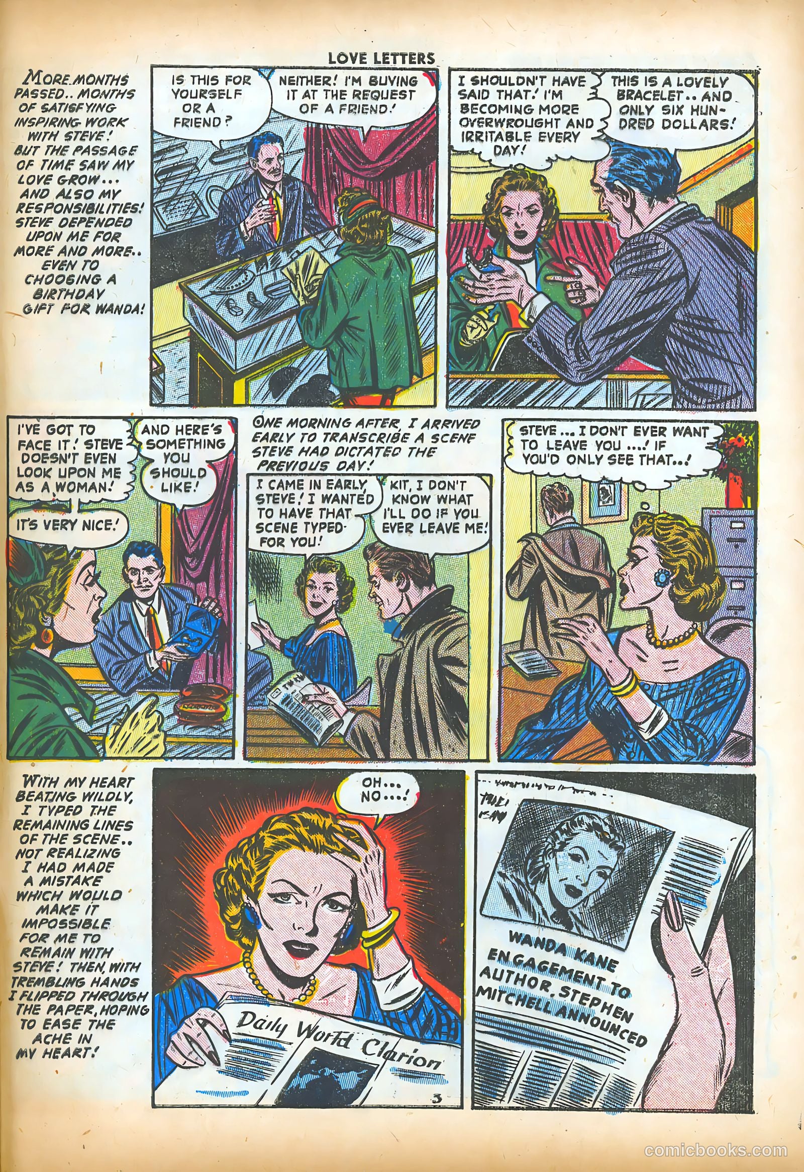 Love Letters #27 (1953) — page 29 of 36